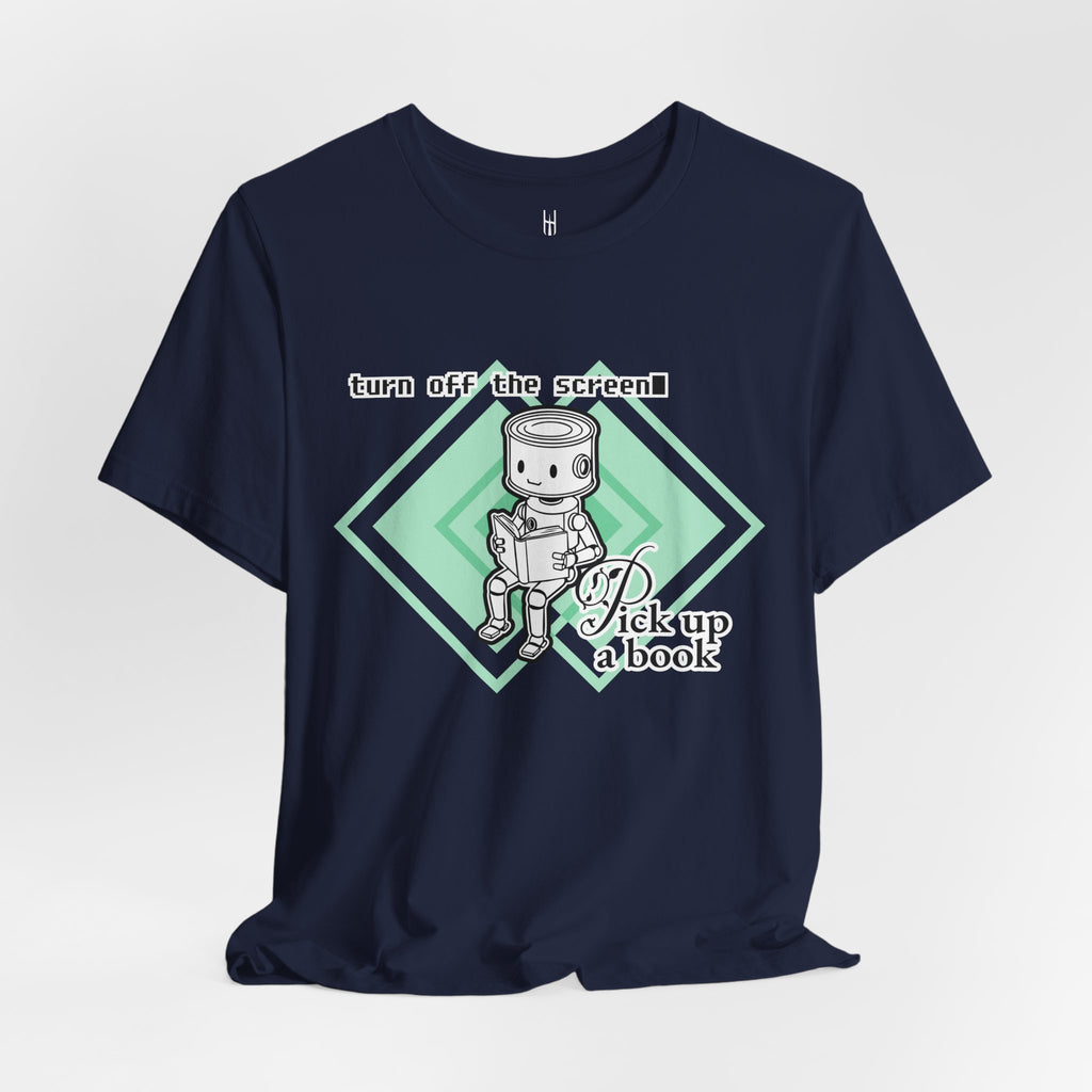 The Analog Observer: "Pick Up a Book" Robot Tee