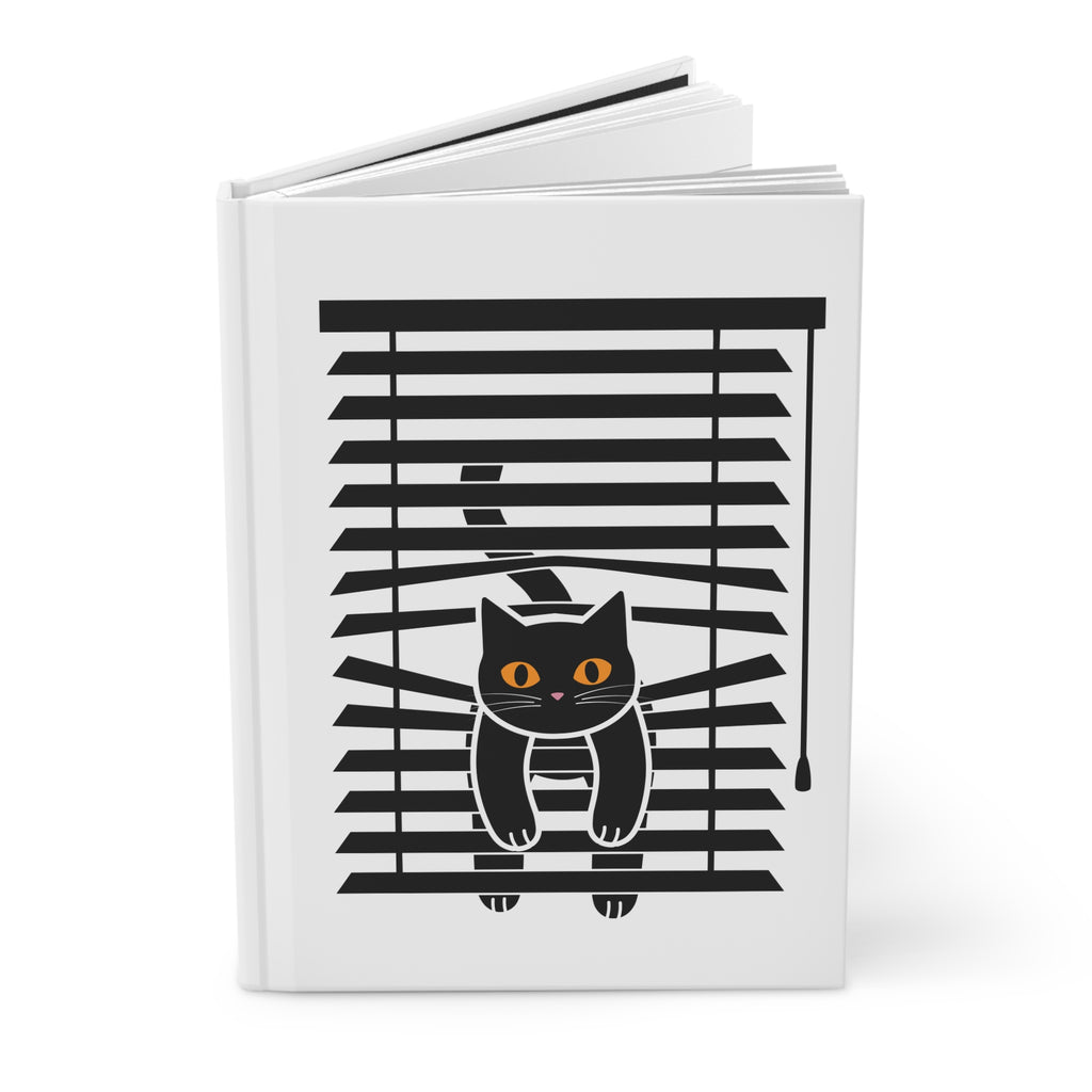 The Midnight Gaze: Black Cat Hardcover Journal