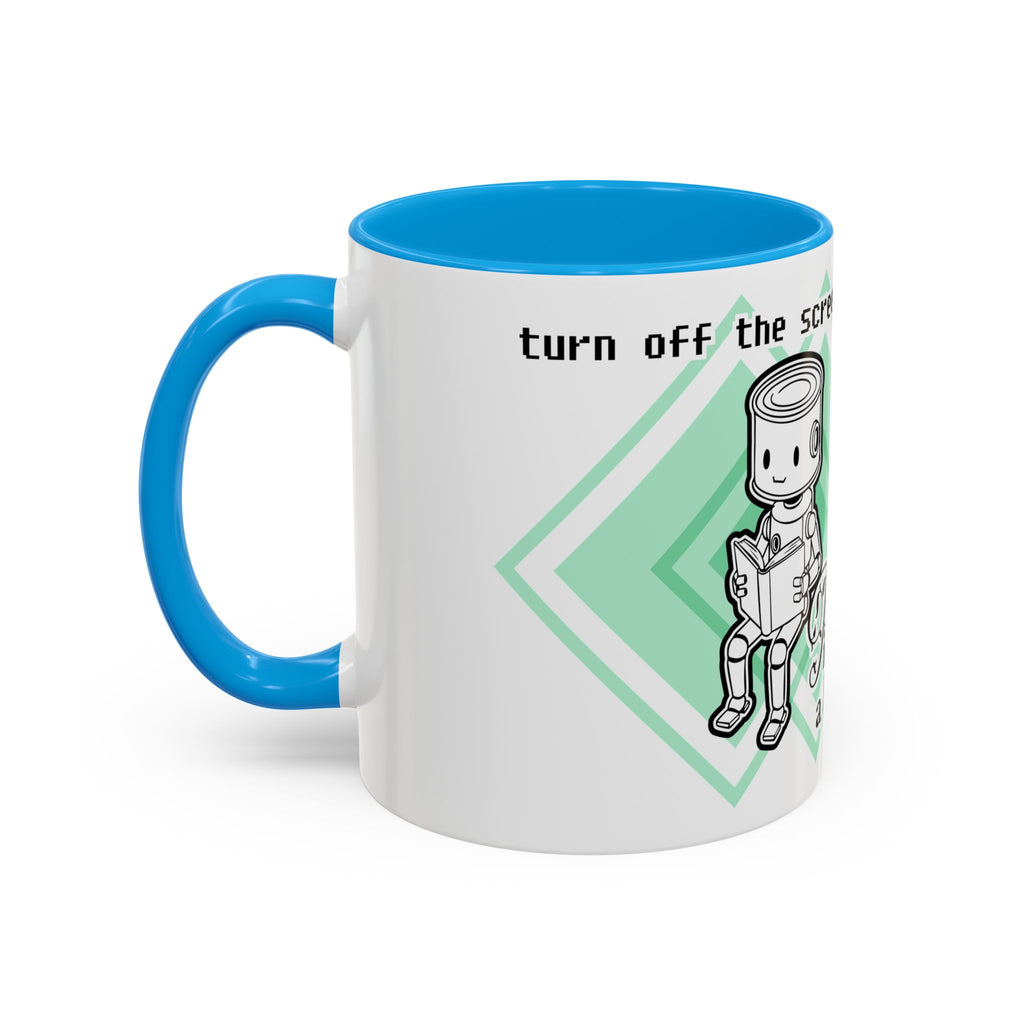 The Analog Observer: "Pick Up a Book" Accent Mug