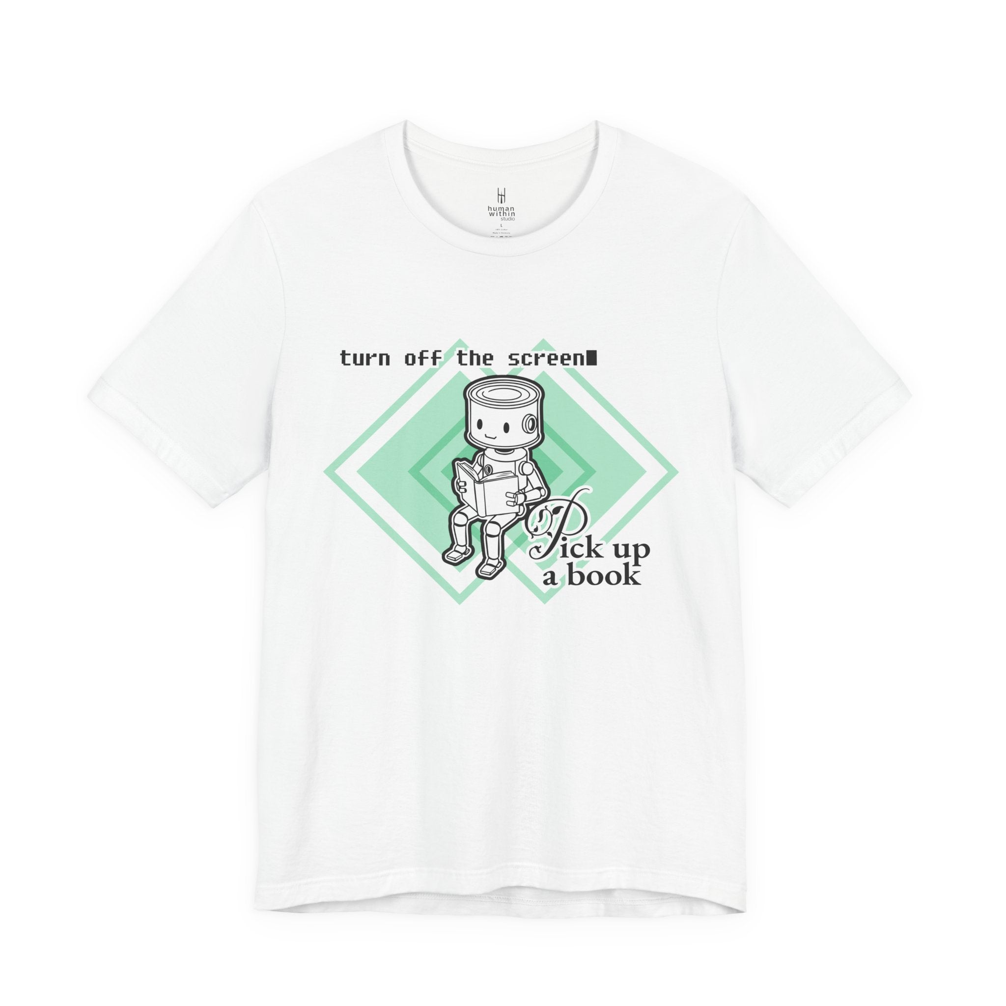 The Analog Observer: "Pick Up a Book" Robot Tee