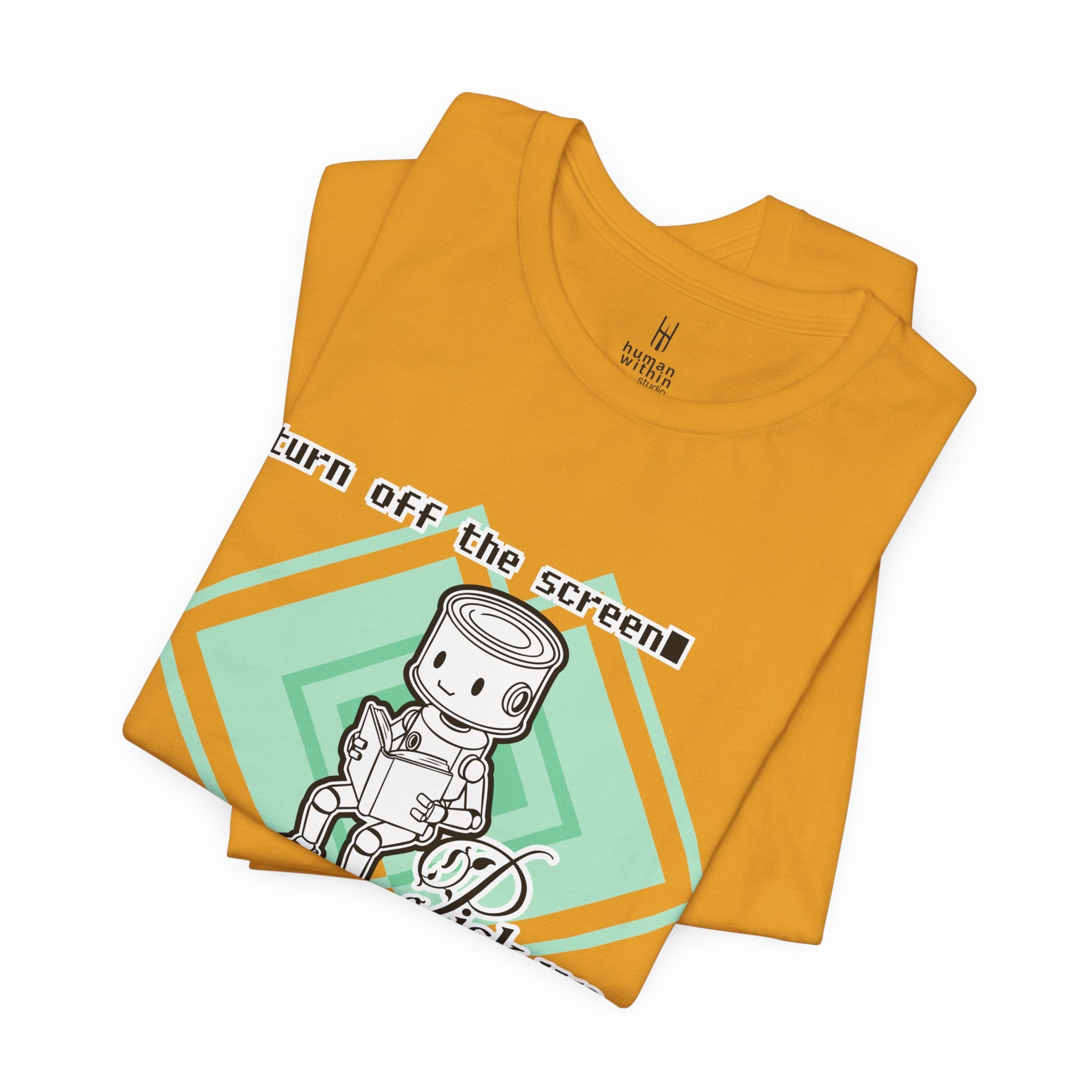 The Analog Observer: "Pick Up a Book" Robot Tee