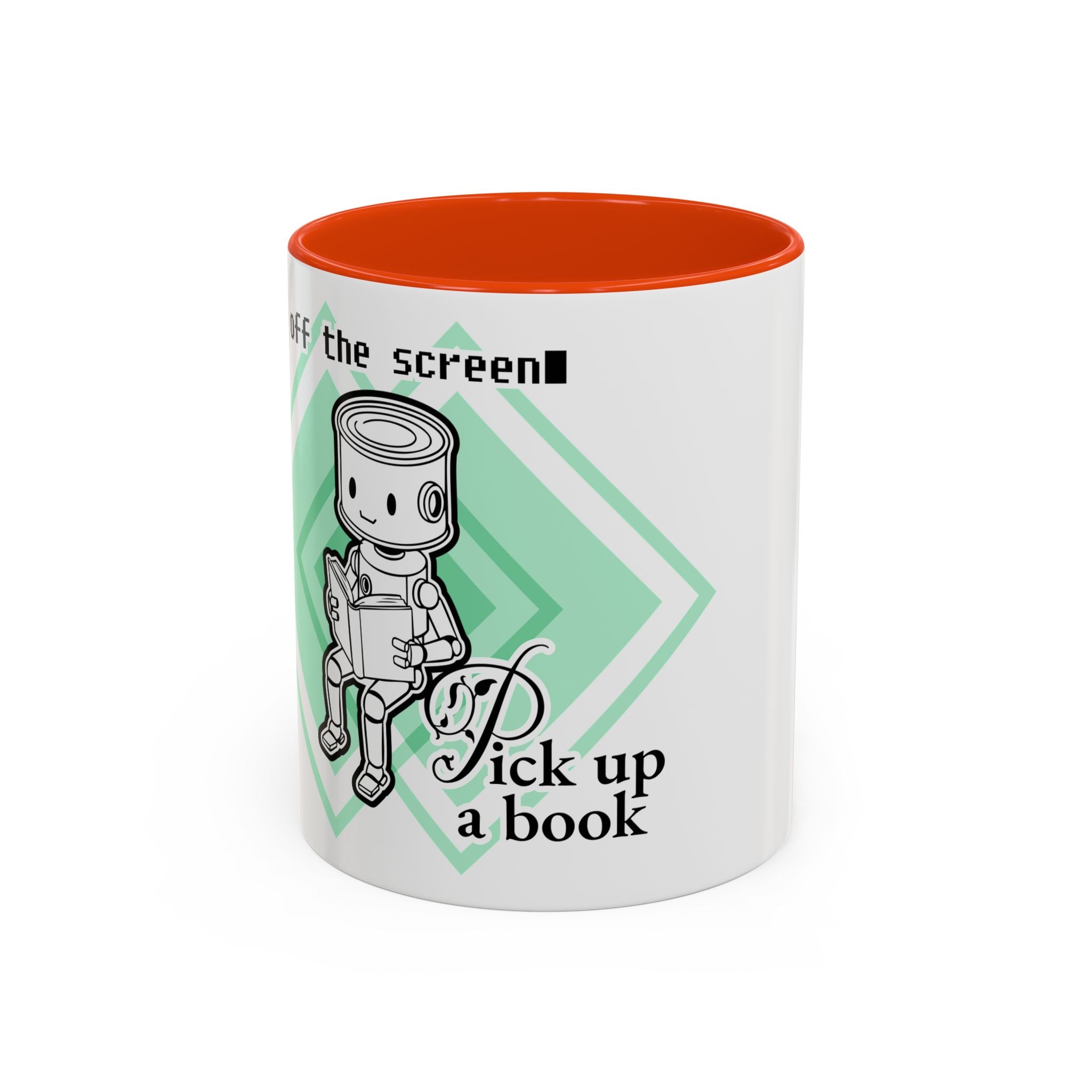 The Analog Observer: "Pick Up a Book" Accent Mug