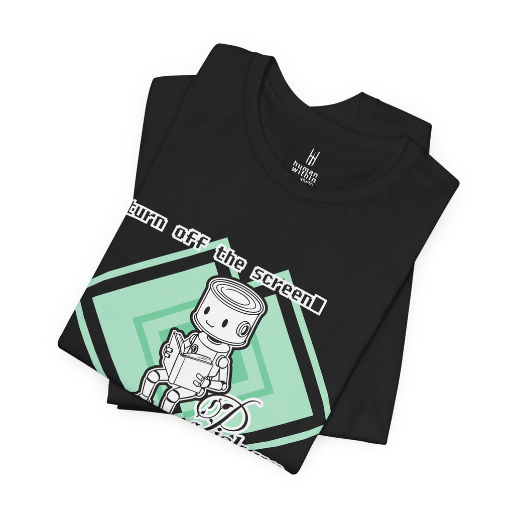 The Analog Observer: "Pick Up a Book" Robot Tee