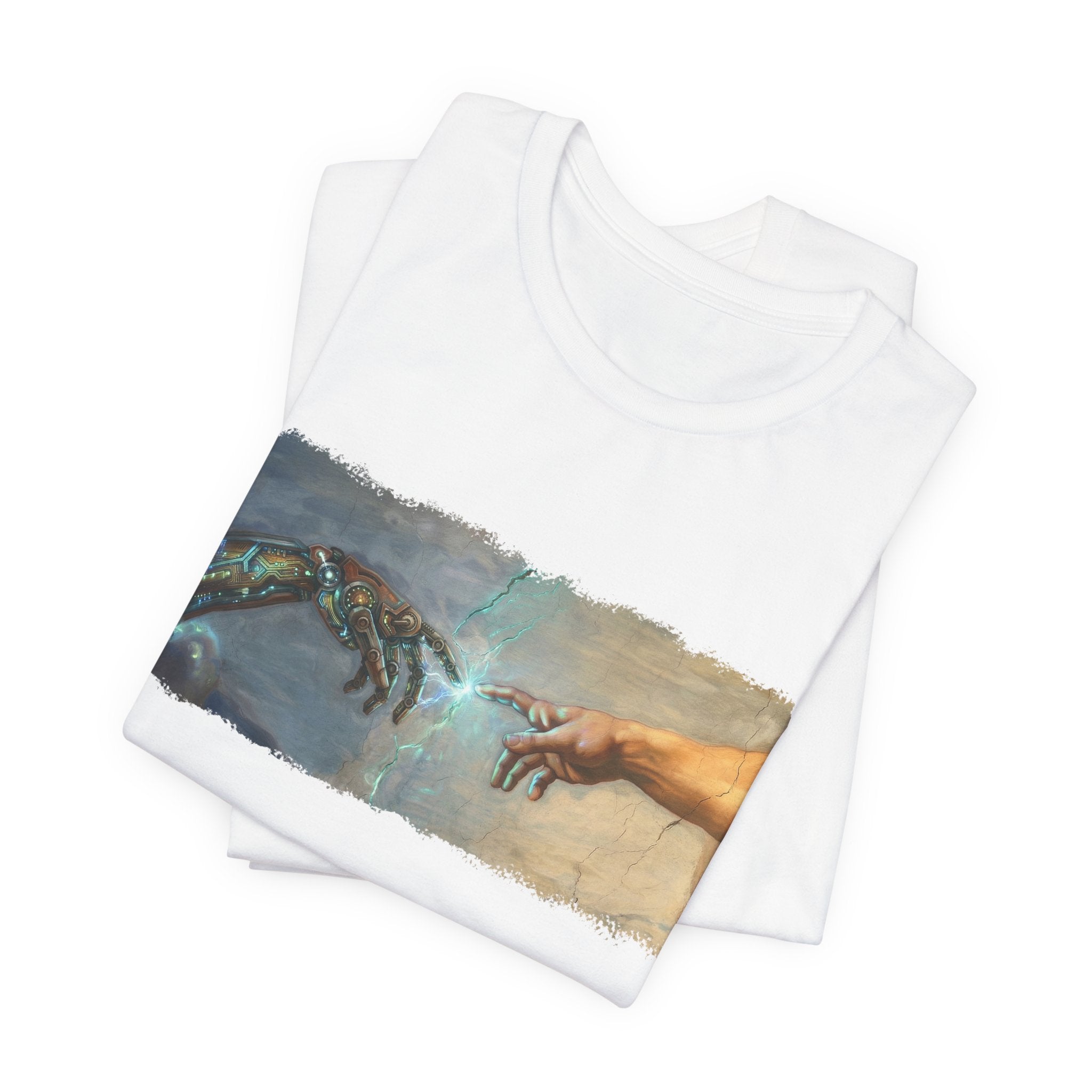 Creation Spark: Human & Robot Hands Tee