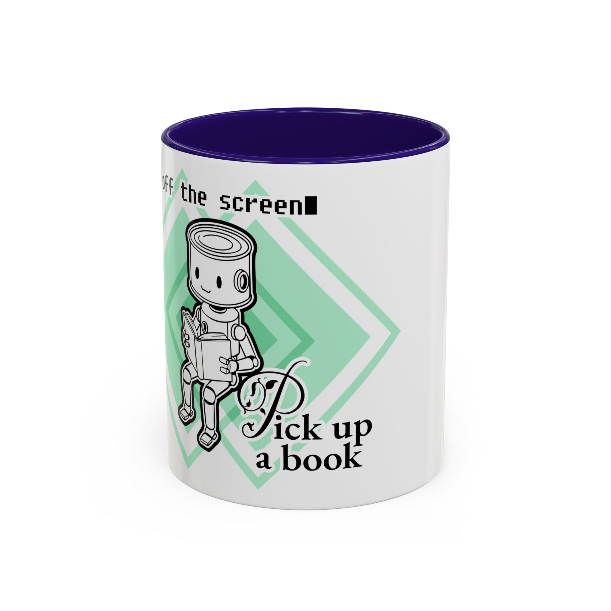 The Analog Observer: "Pick Up a Book" Accent Mug