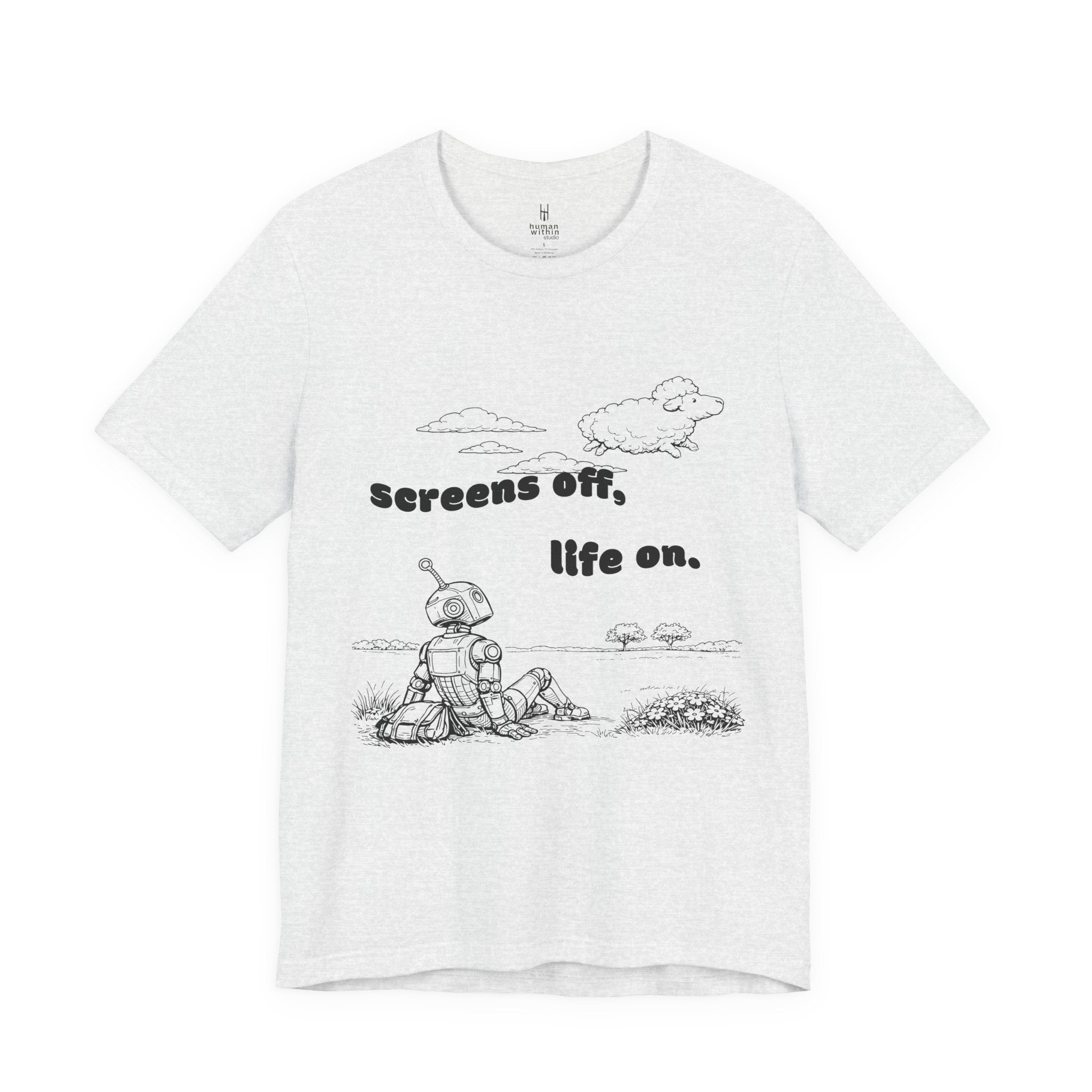 The Analog Observer: "Screens Off, Life On" Retro Tee