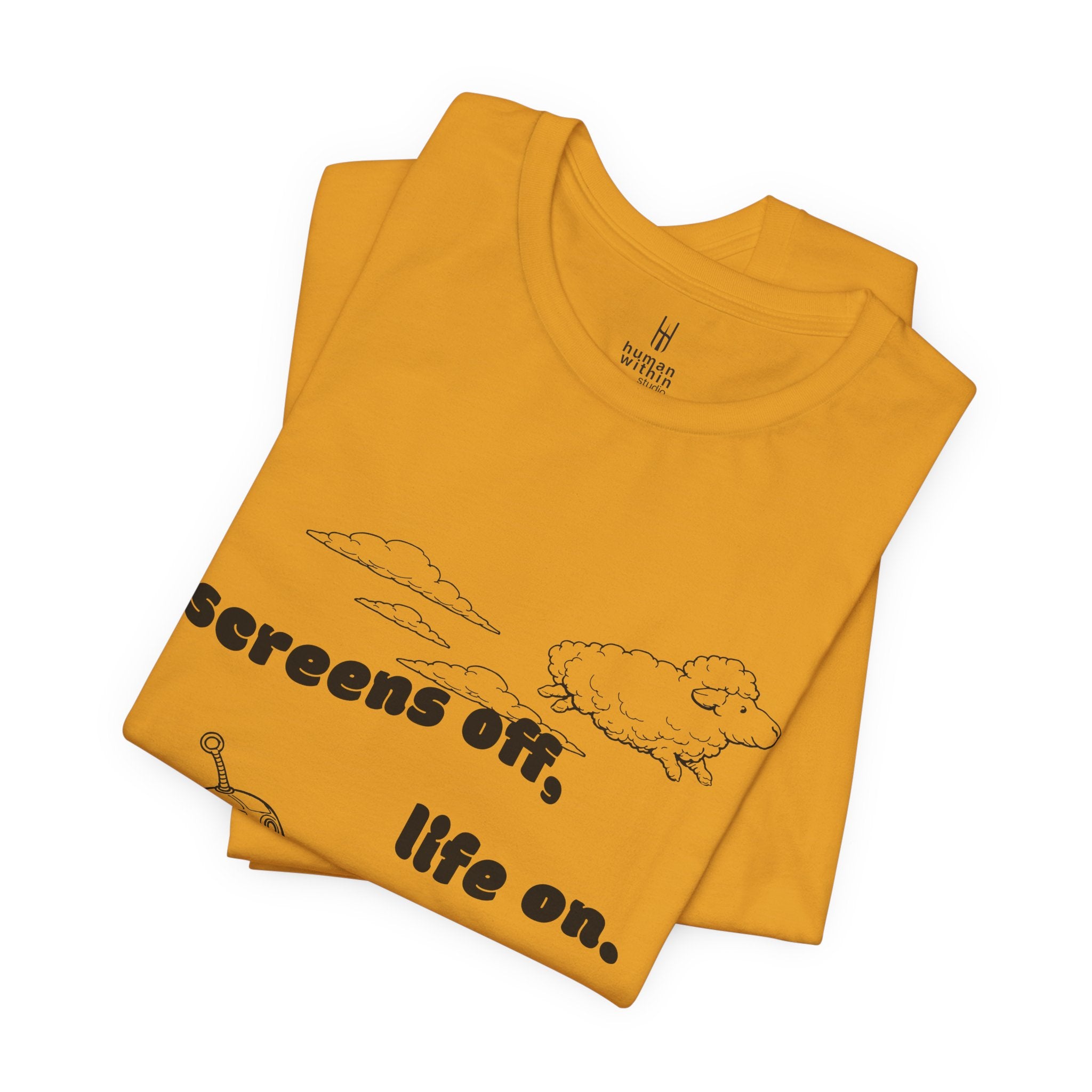 The Analog Observer: "Screens Off, Life On" Retro Tee