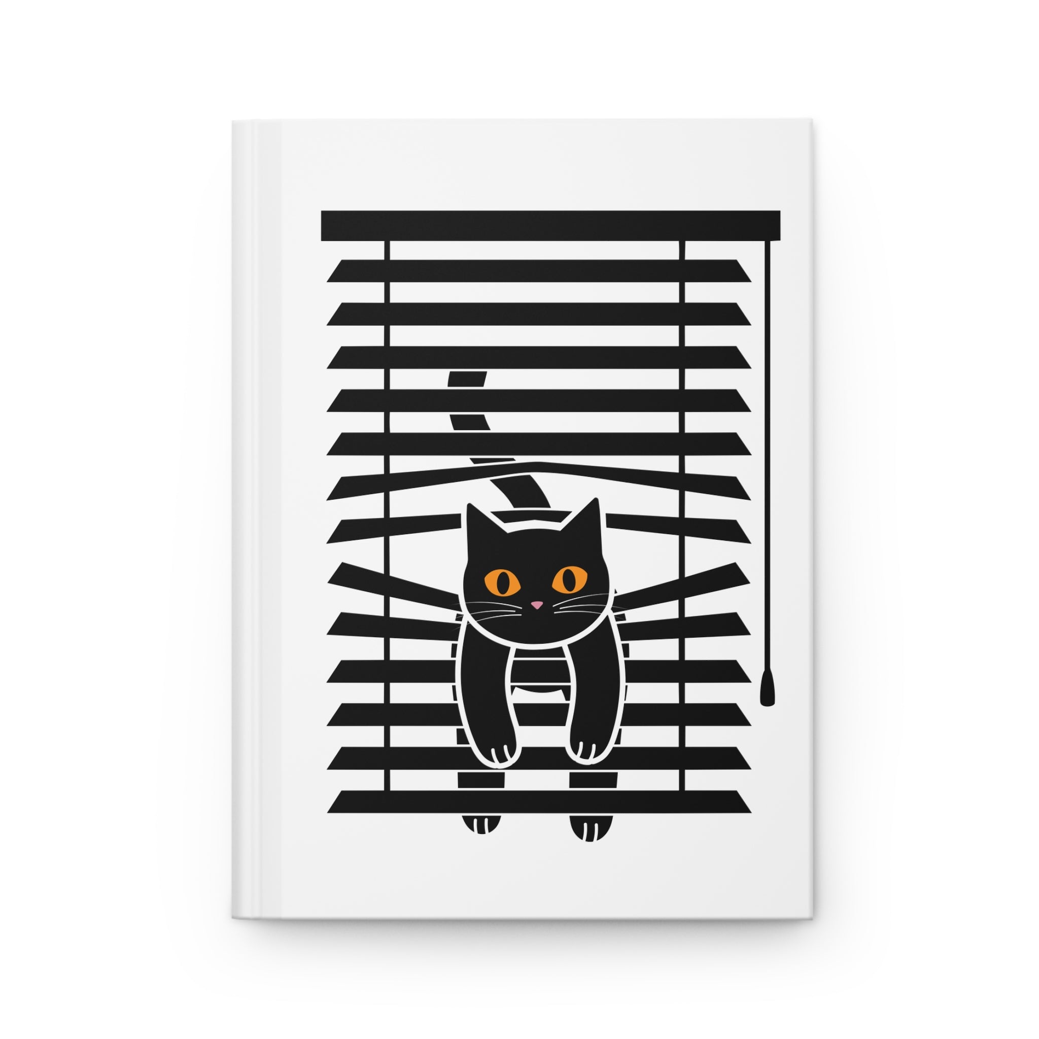 The Midnight Gaze: Black Cat Hardcover Journal