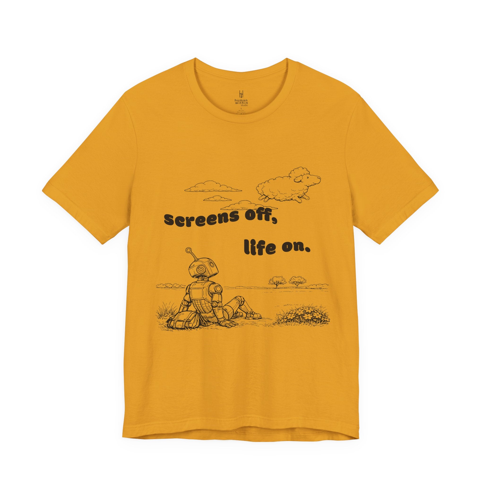 The Analog Observer: "Screens Off, Life On" Retro Tee
