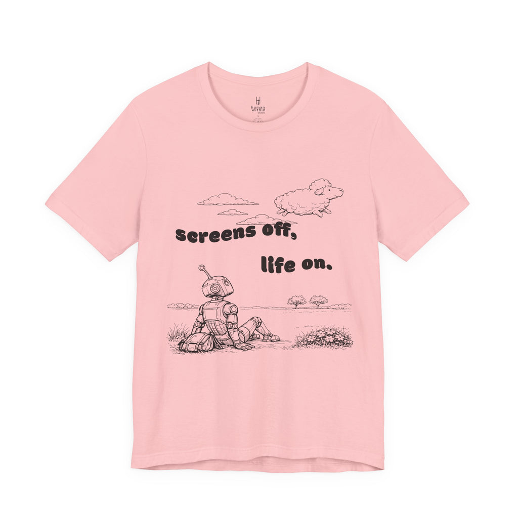 The Analog Observer: "Screens Off, Life On" Retro Tee
