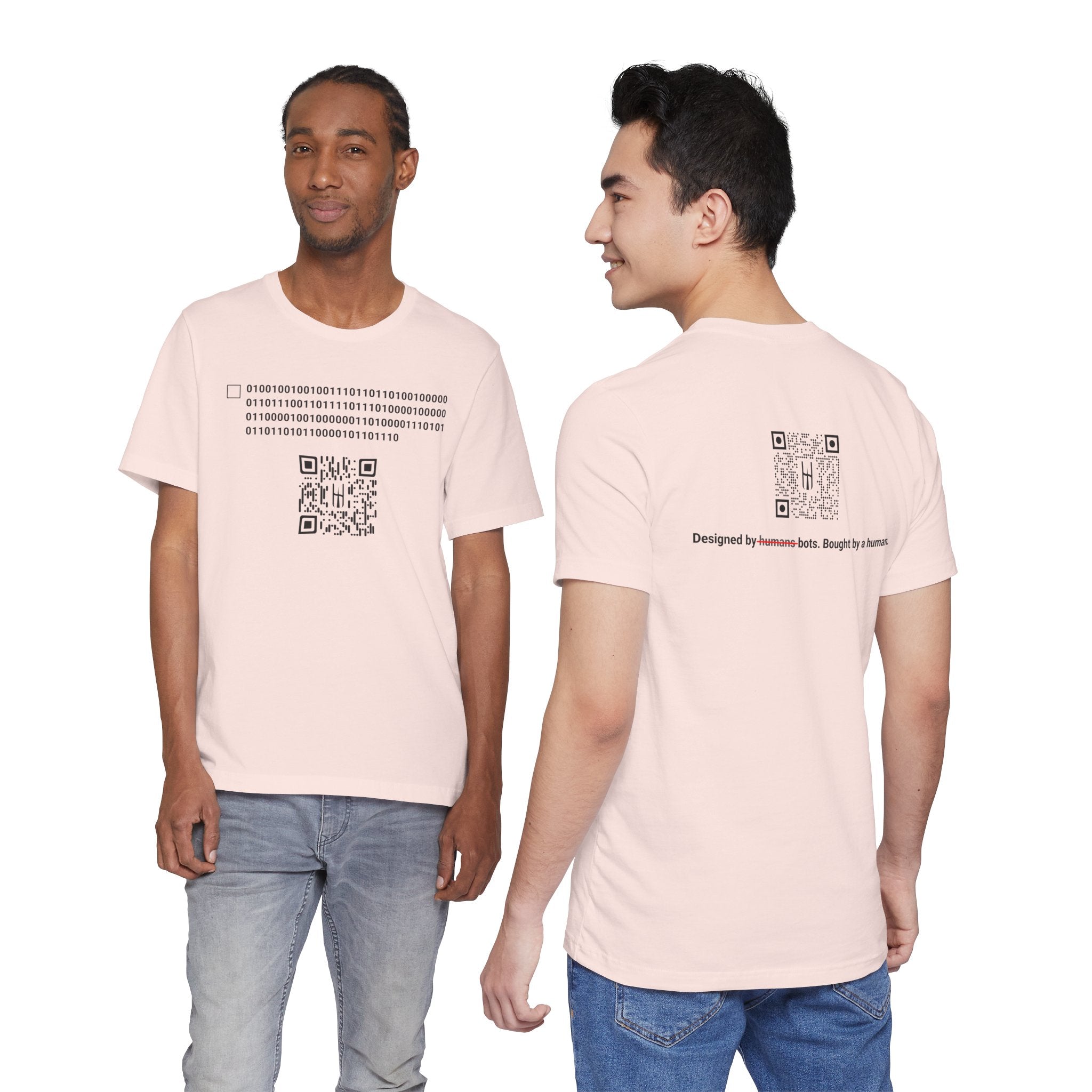 The Binary Code Tee: "I Am Not Human"