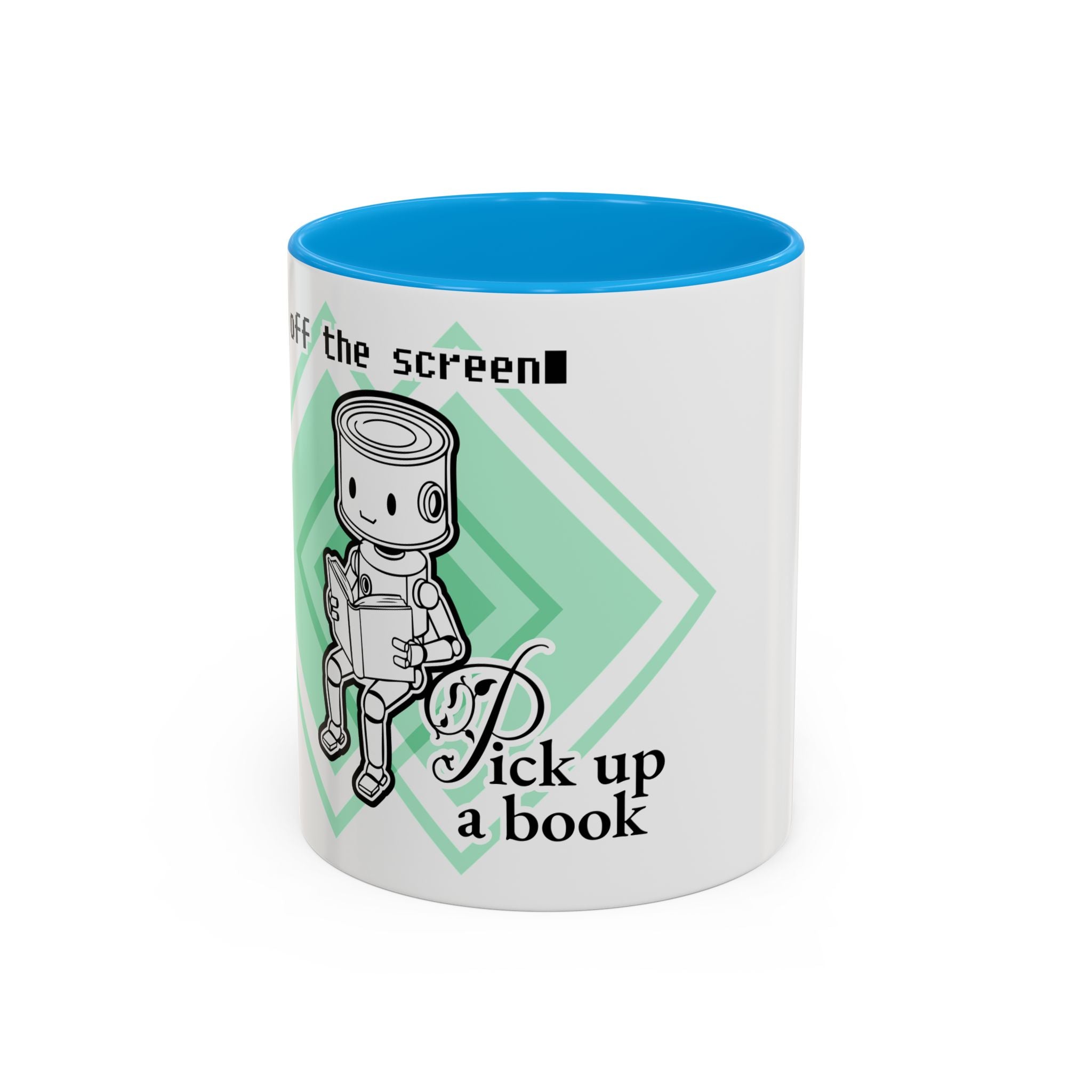 The Analog Observer: "Pick Up a Book" Accent Mug