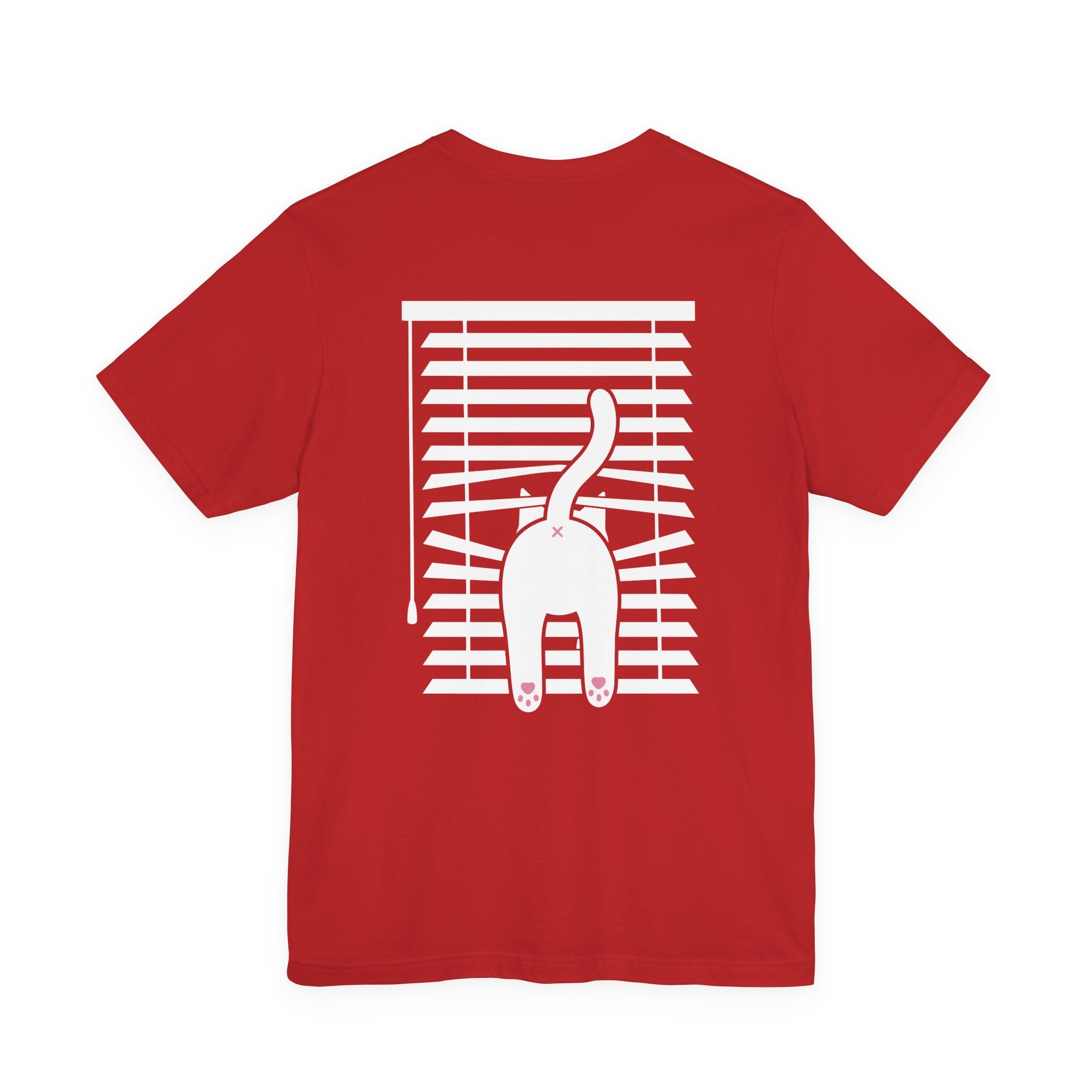The Midnight Gaze: Cat in the Blinds Double-Sided Tee