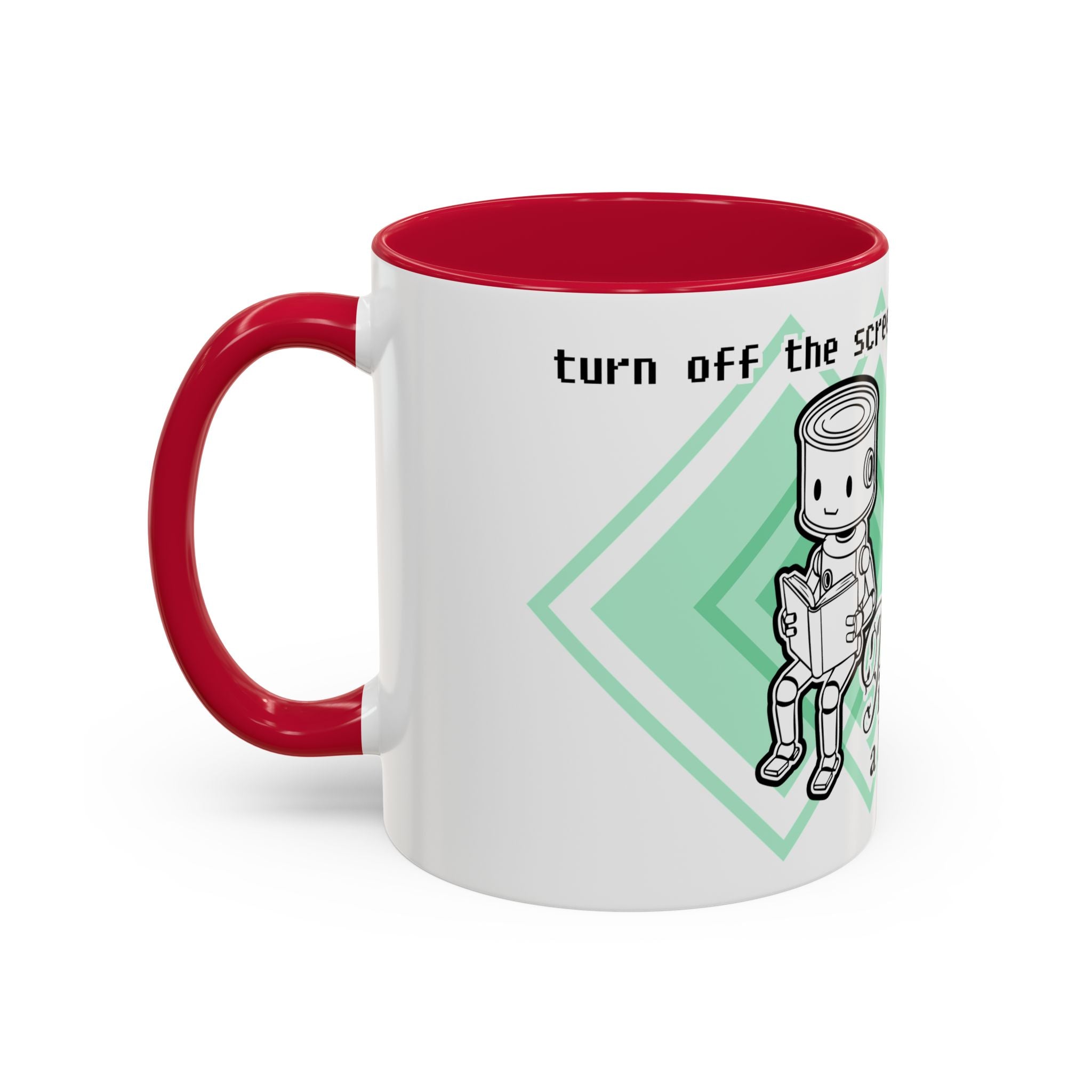 The Analog Observer: "Pick Up a Book" Accent Mug