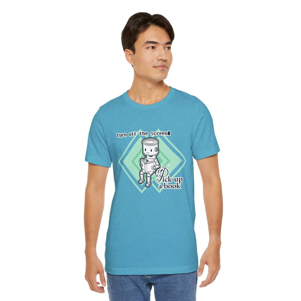 The Analog Observer: "Pick Up a Book" Robot Tee