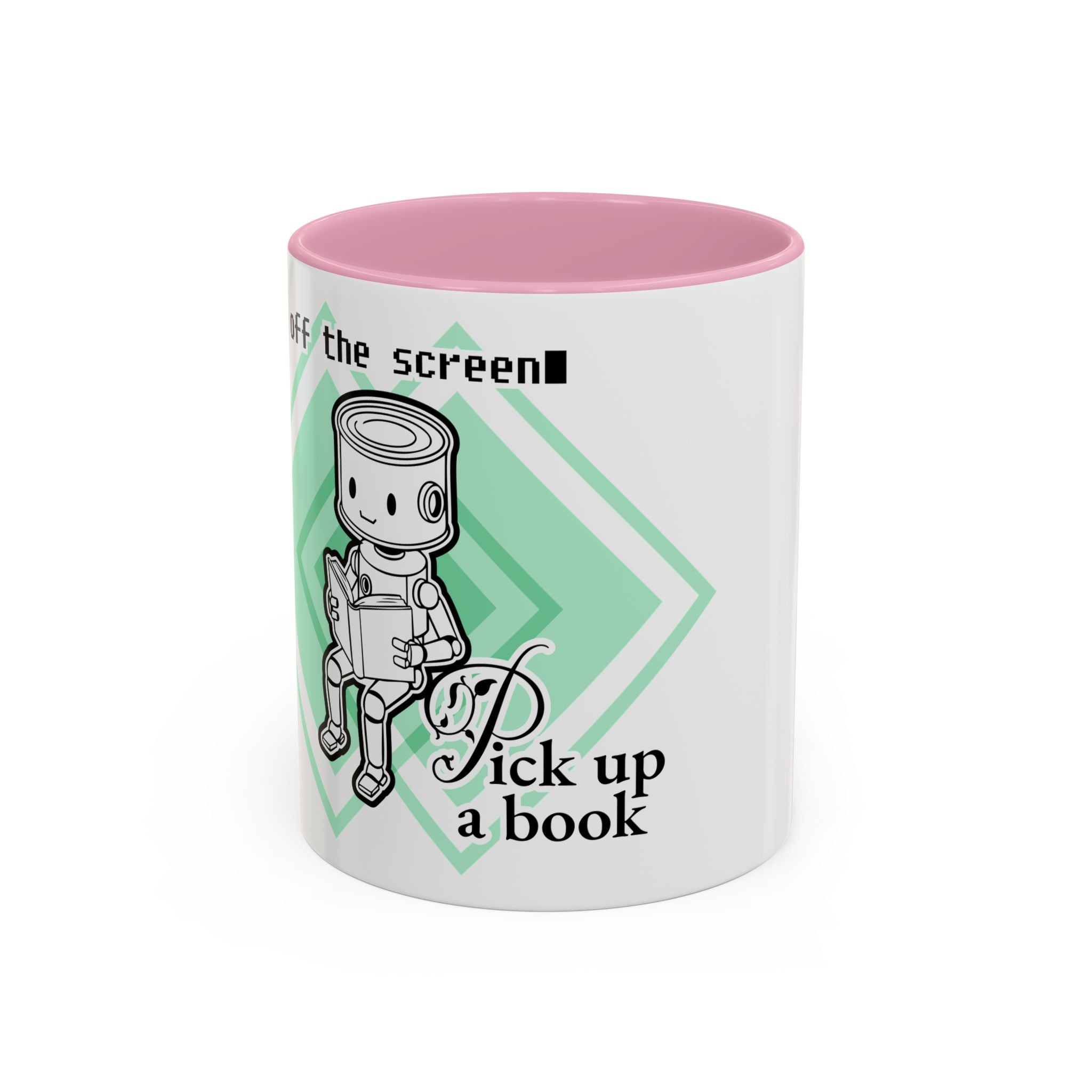 The Analog Observer: "Pick Up a Book" Accent Mug