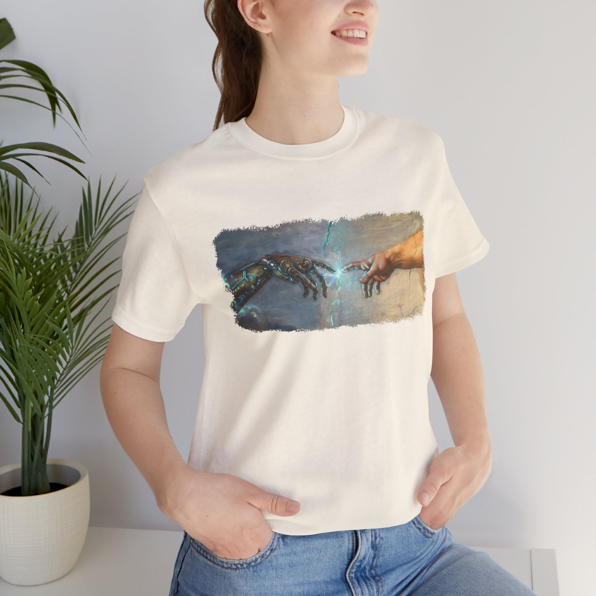 Creation Spark: Human & Robot Hands Tee