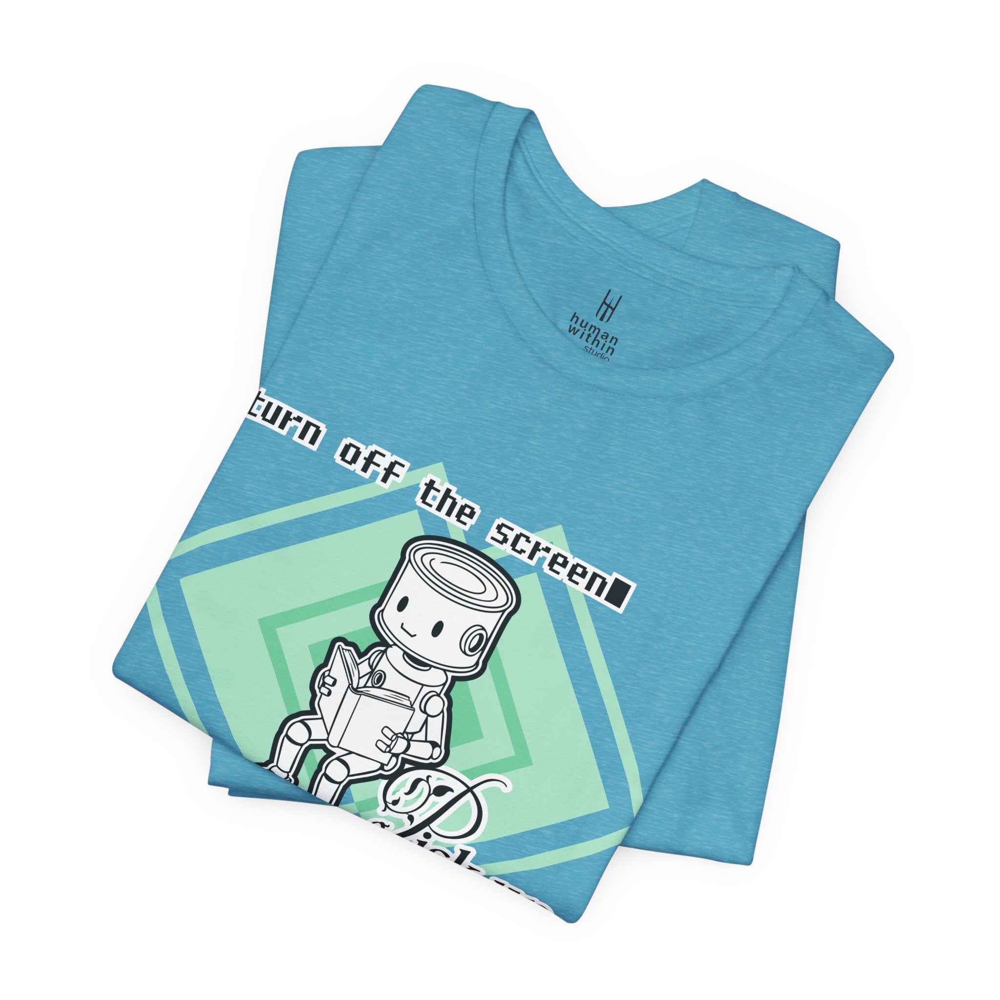 The Analog Observer: "Pick Up a Book" Robot Tee