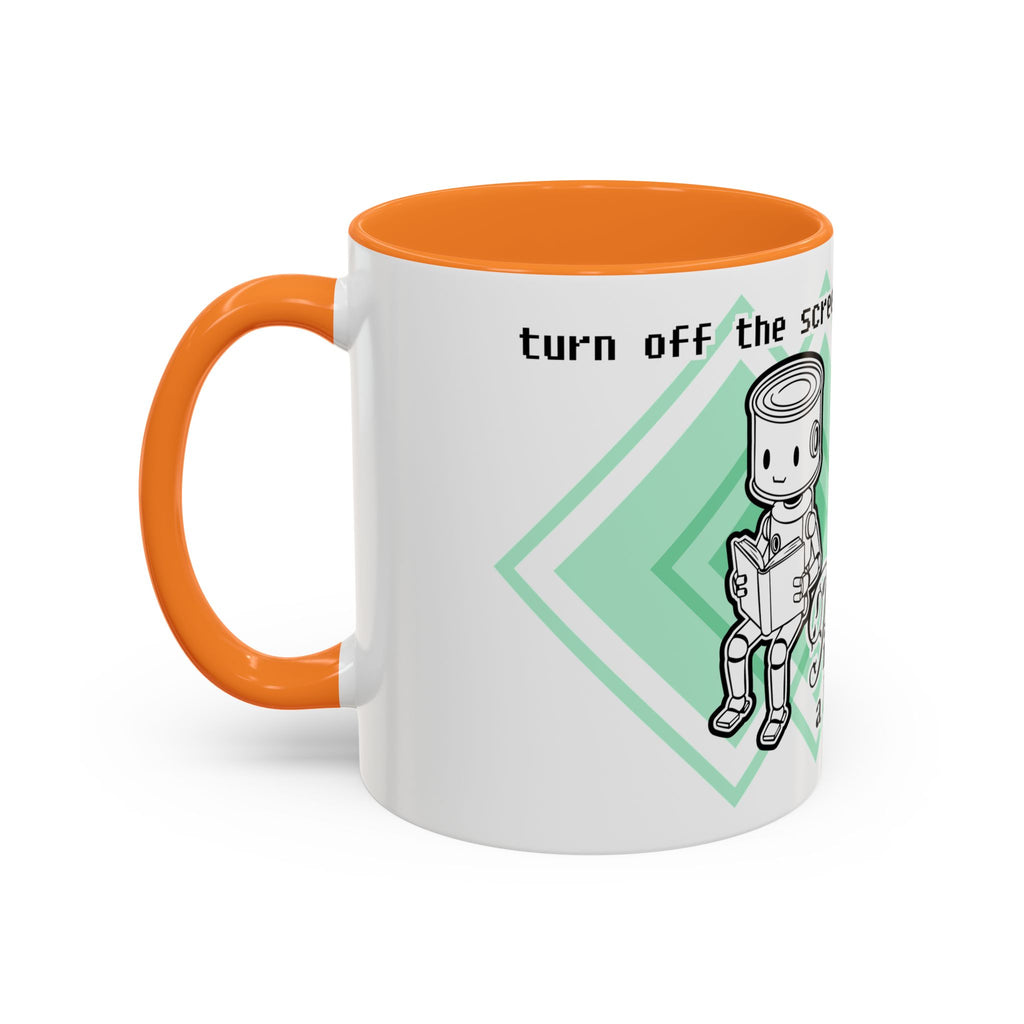 The Analog Observer: "Pick Up a Book" Accent Mug