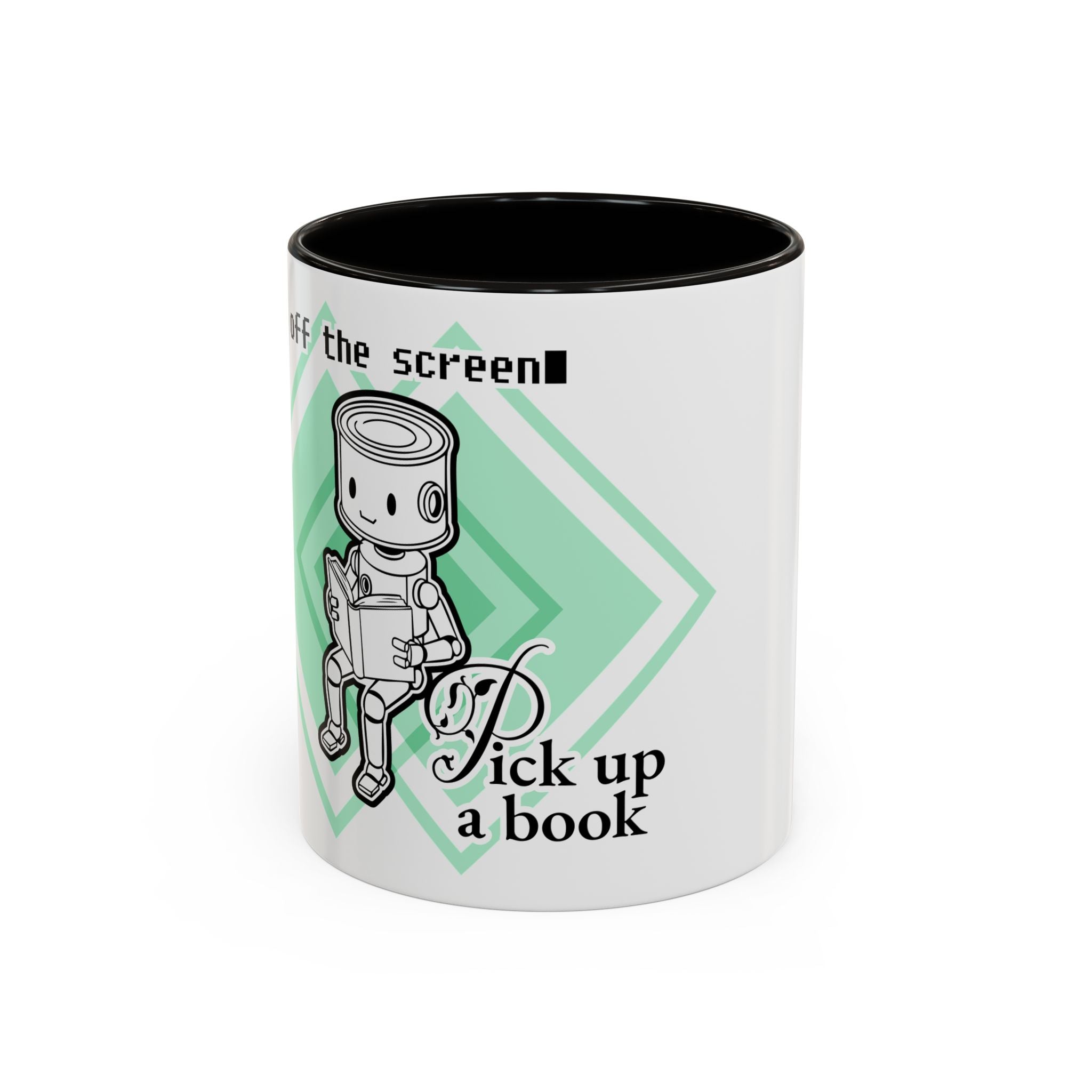 The Analog Observer: "Pick Up a Book" Accent Mug