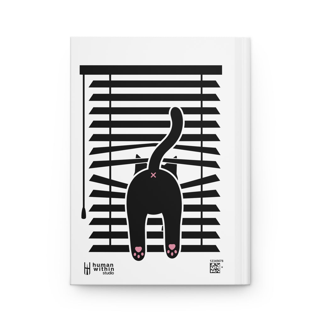 The Midnight Gaze: Black Cat Hardcover Journal