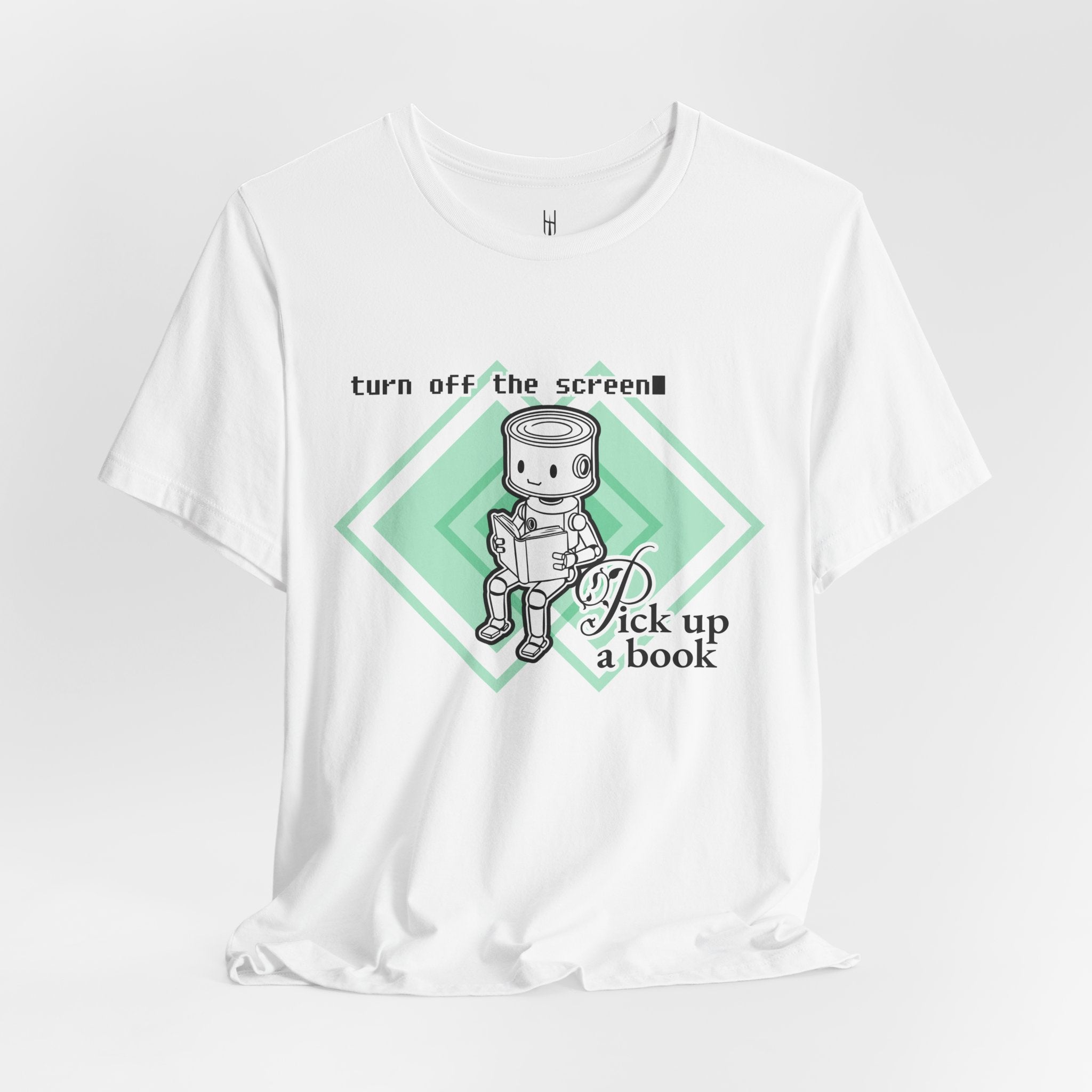 The Analog Observer: "Pick Up a Book" Robot Tee