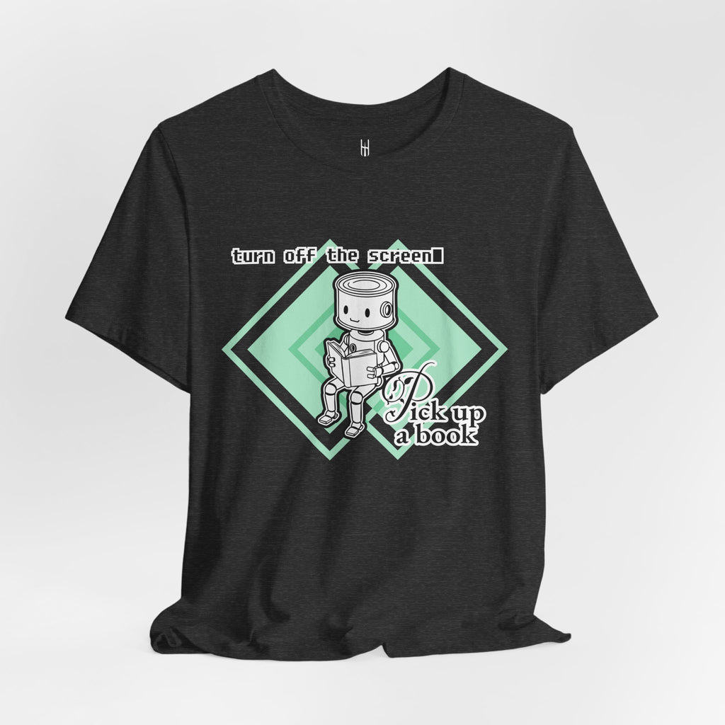 The Analog Observer: "Pick Up a Book" Robot Tee