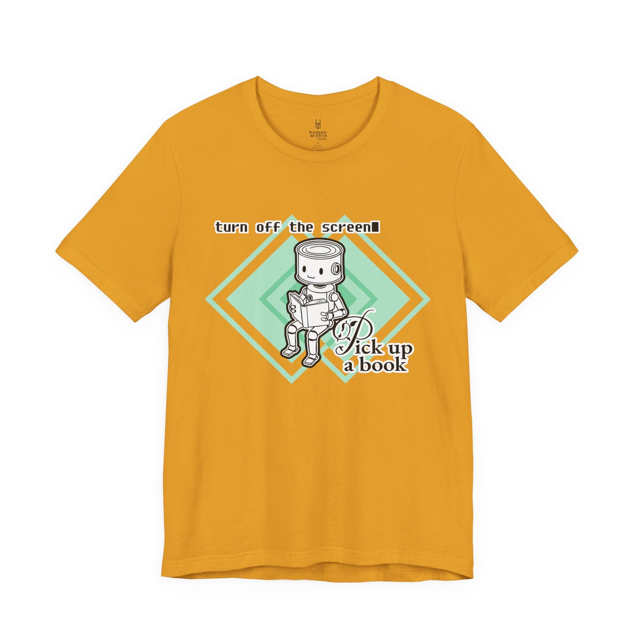 The Analog Observer: "Pick Up a Book" Robot Tee