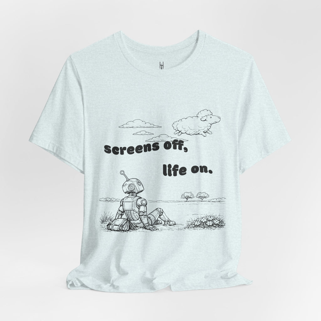 The Analog Observer: "Screens Off, Life On" Retro Tee