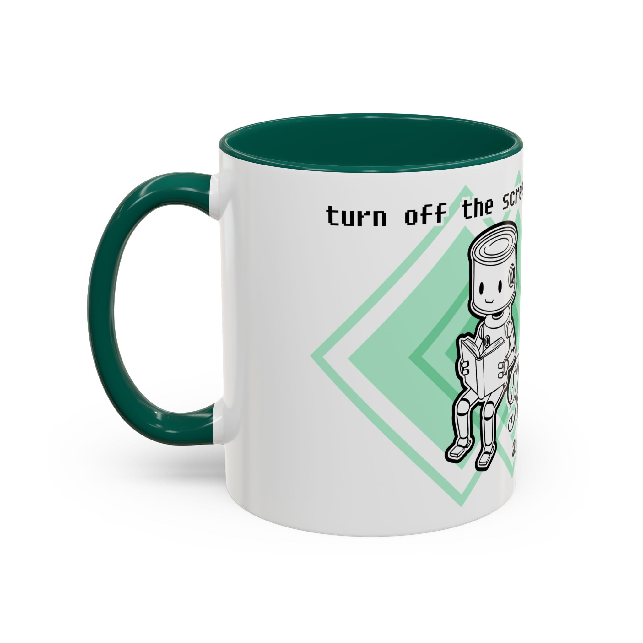 The Analog Observer: "Pick Up a Book" Accent Mug