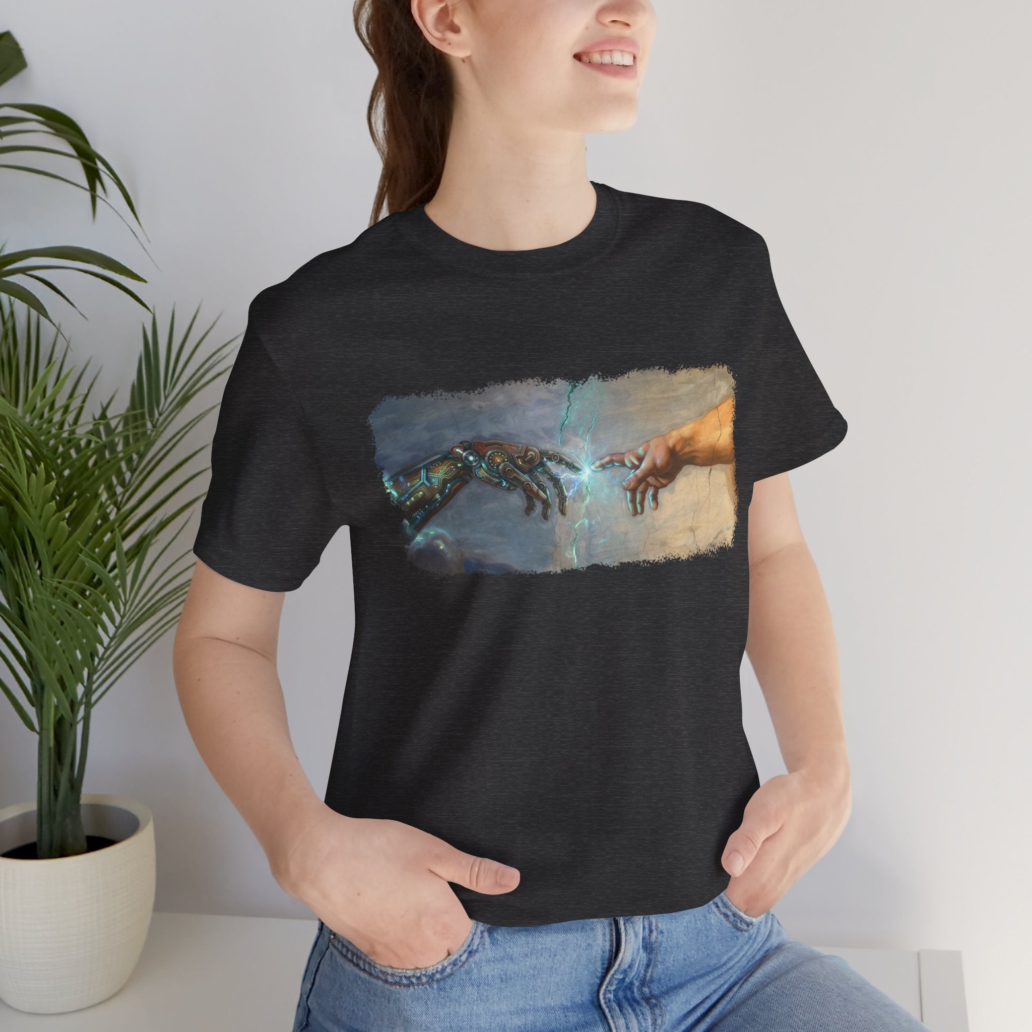 Creation Spark: Human & Robot Hands Tee