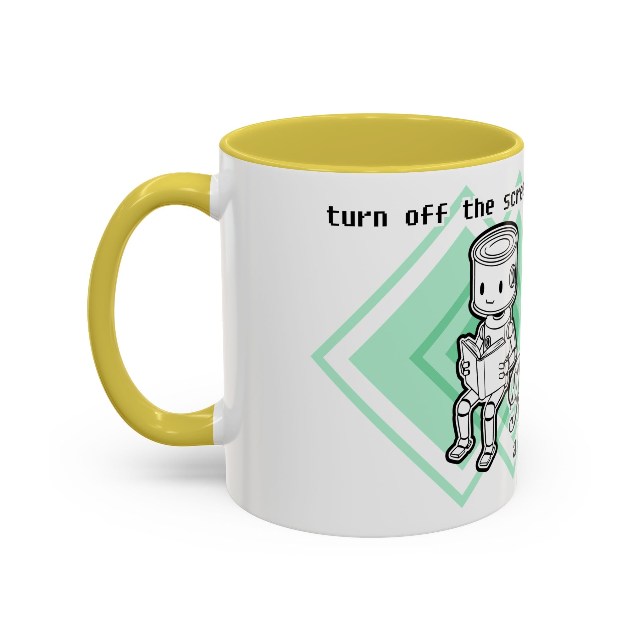 The Analog Observer: "Pick Up a Book" Accent Mug