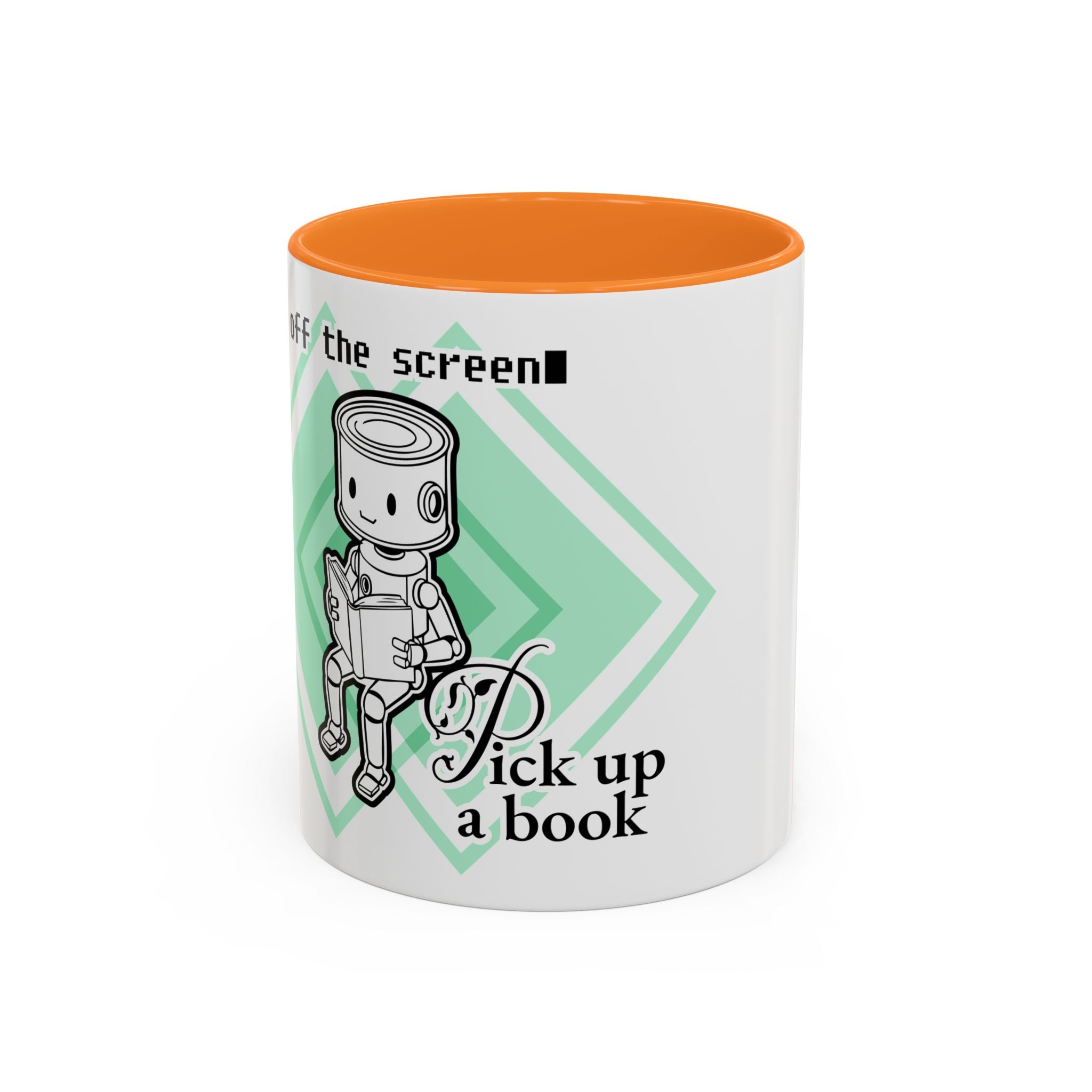 The Analog Observer: "Pick Up a Book" Accent Mug
