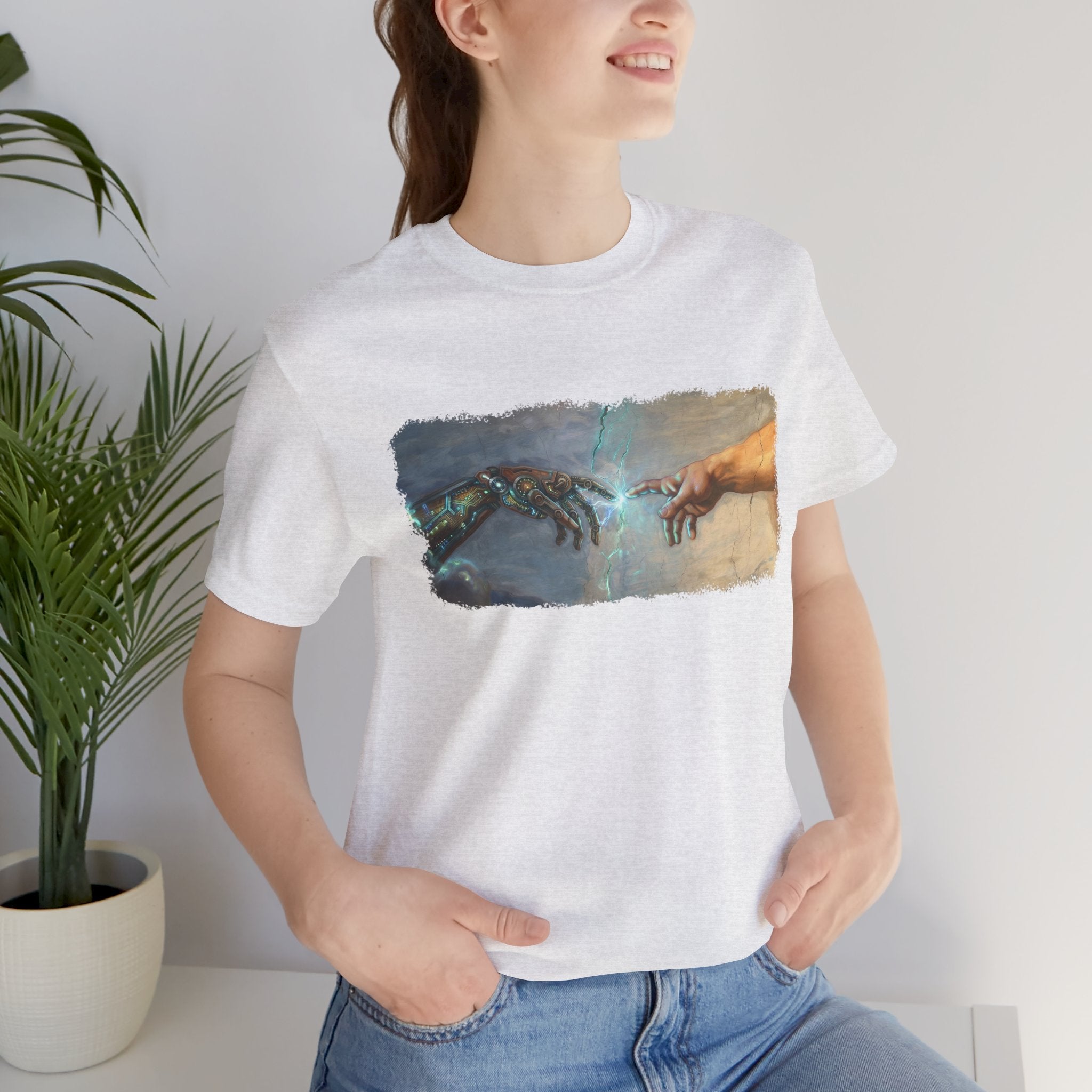 Creation Spark: Human & Robot Hands Tee