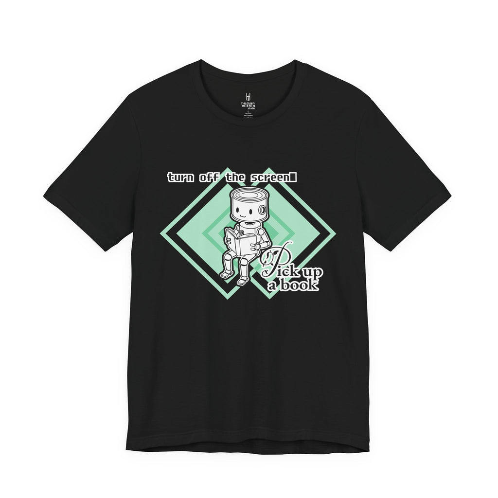 The Analog Observer: "Pick Up a Book" Robot Tee