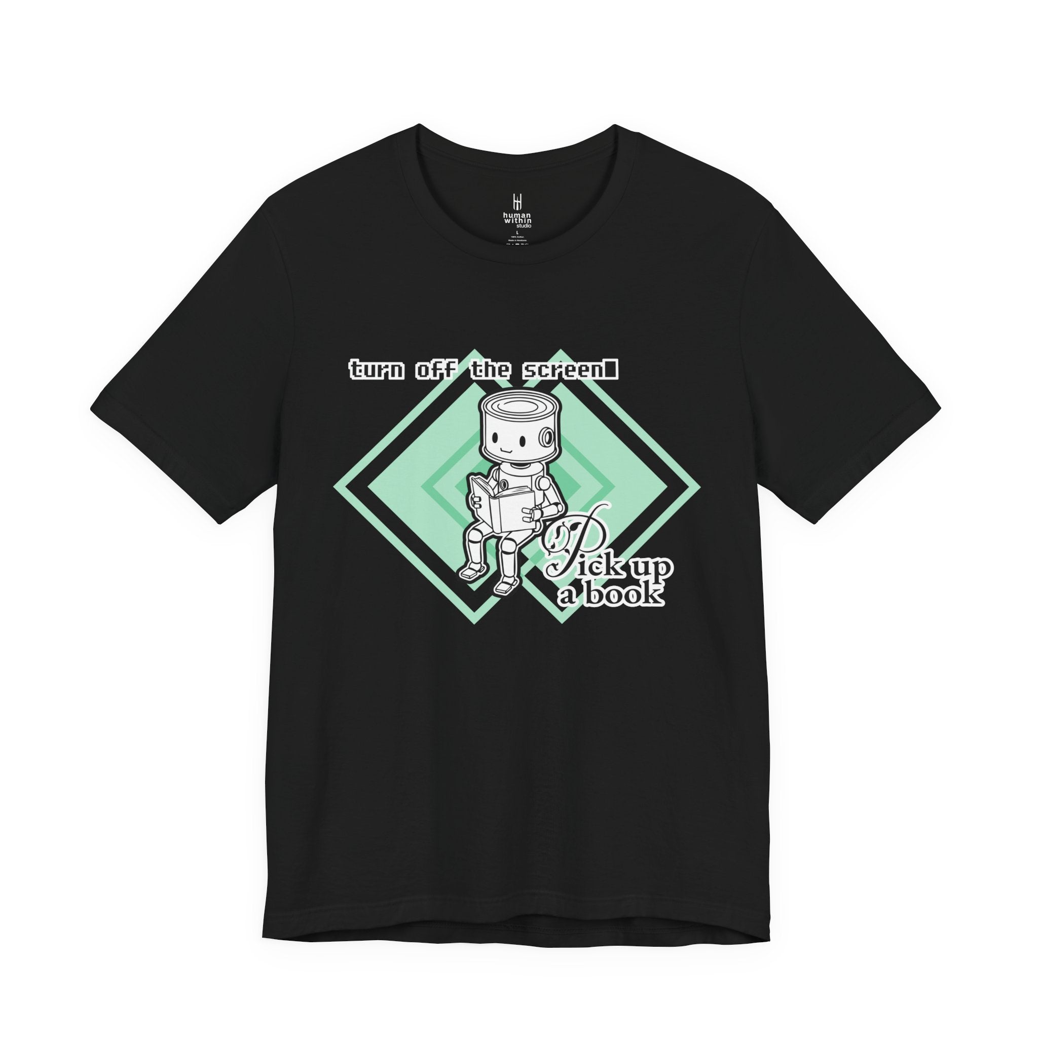 The Analog Observer: "Pick Up a Book" Robot Tee