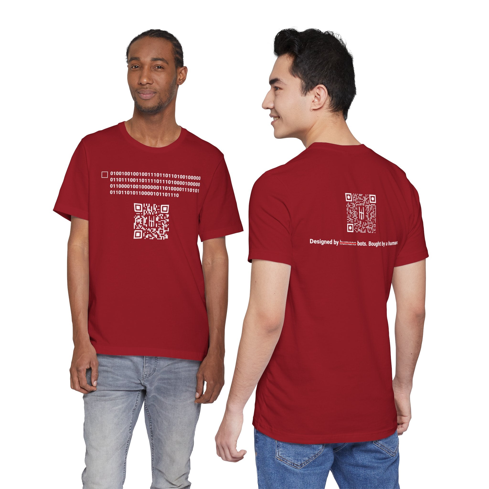 The Binary Code Tee: "I Am Not Human"