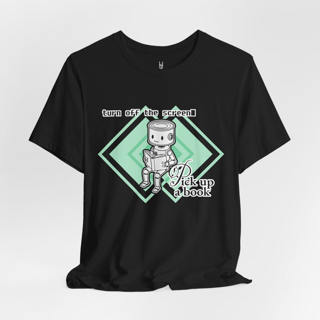 The Analog Observer: "Pick Up a Book" Robot Tee