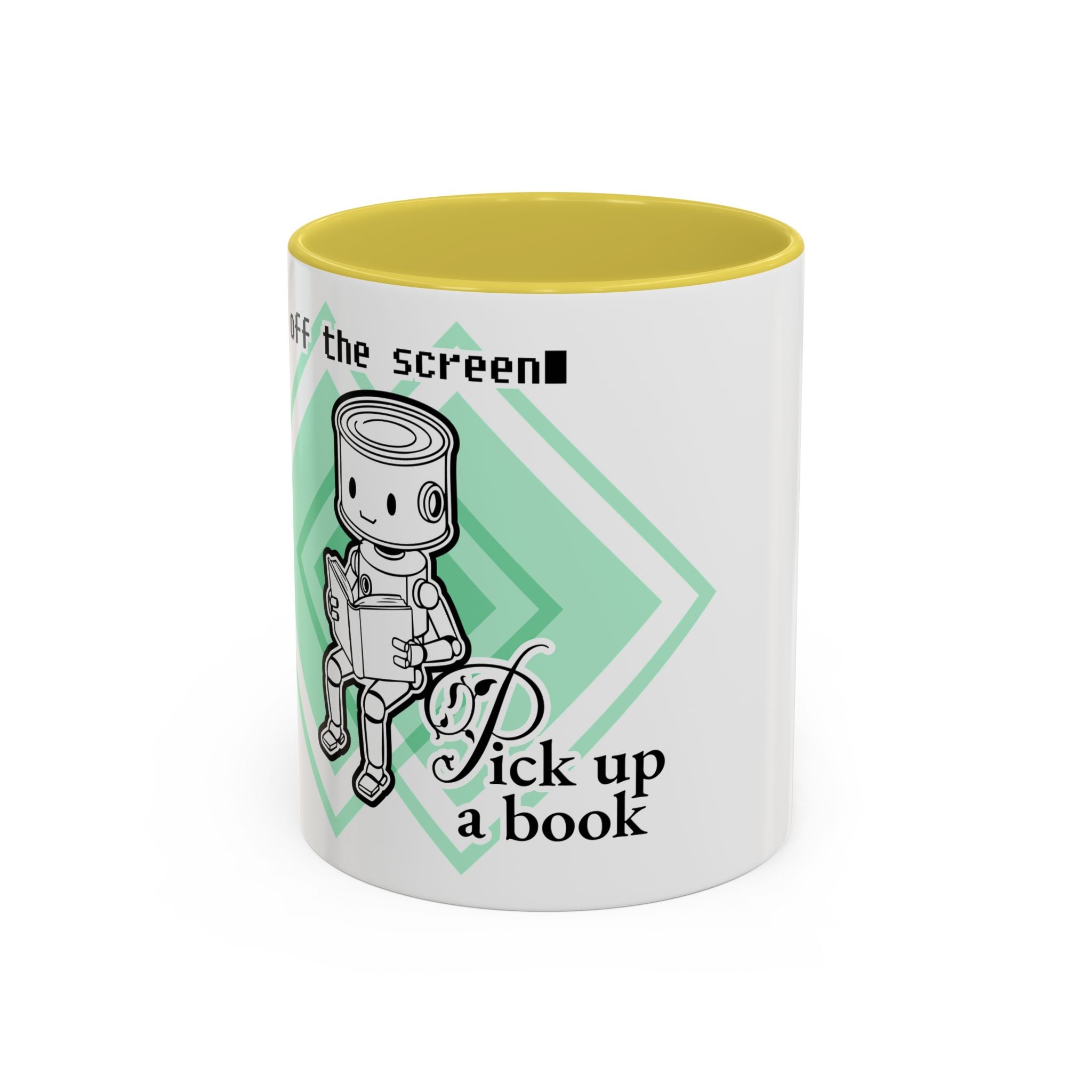 The Analog Observer: "Pick Up a Book" Accent Mug