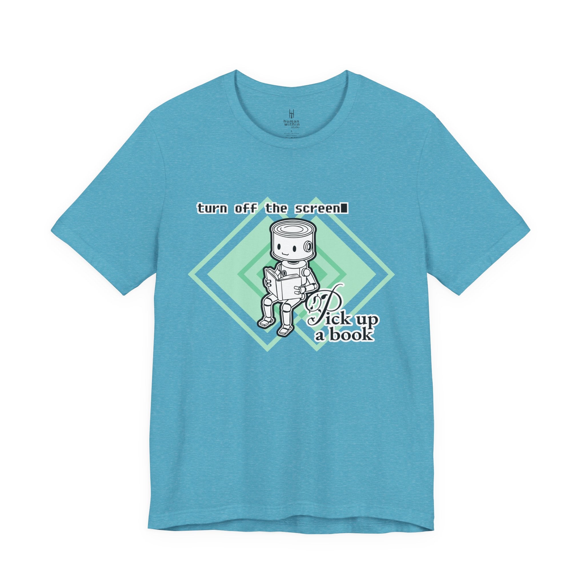 The Analog Observer: "Pick Up a Book" Robot Tee