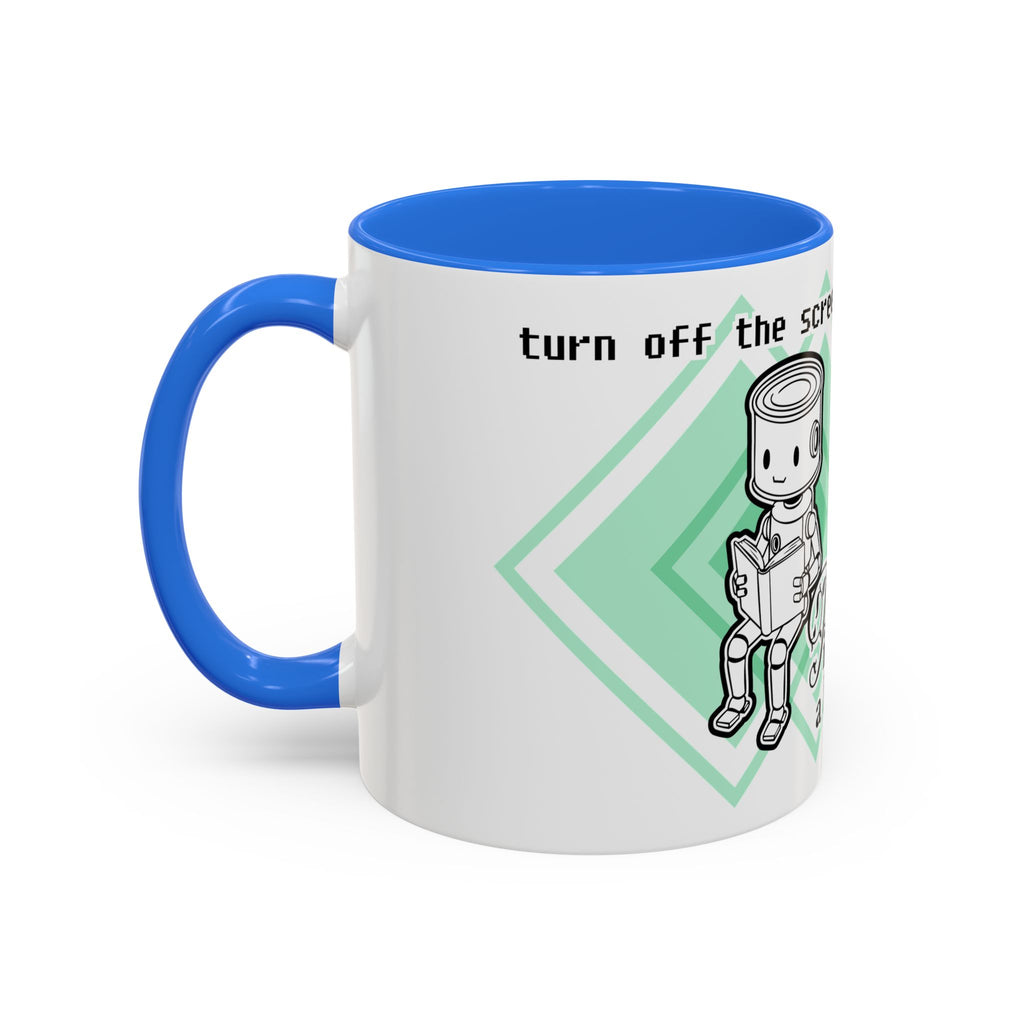 The Analog Observer: "Pick Up a Book" Accent Mug