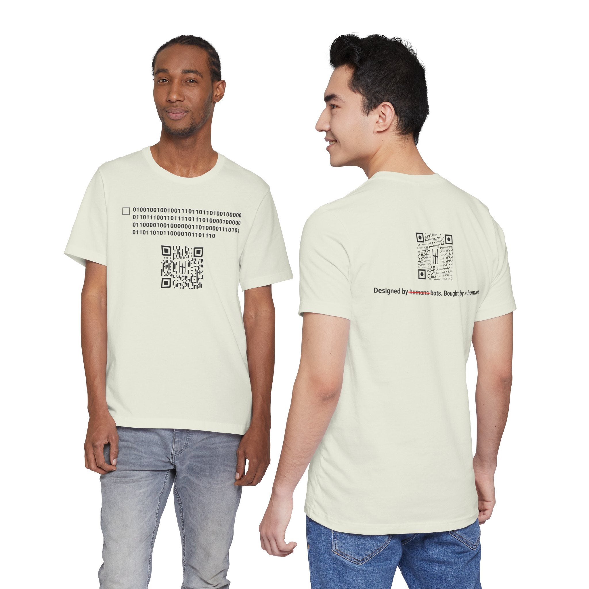 The Binary Code Tee: "I Am Not Human"