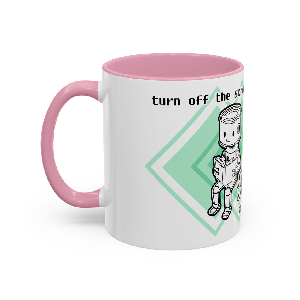 The Analog Observer: "Pick Up a Book" Accent Mug