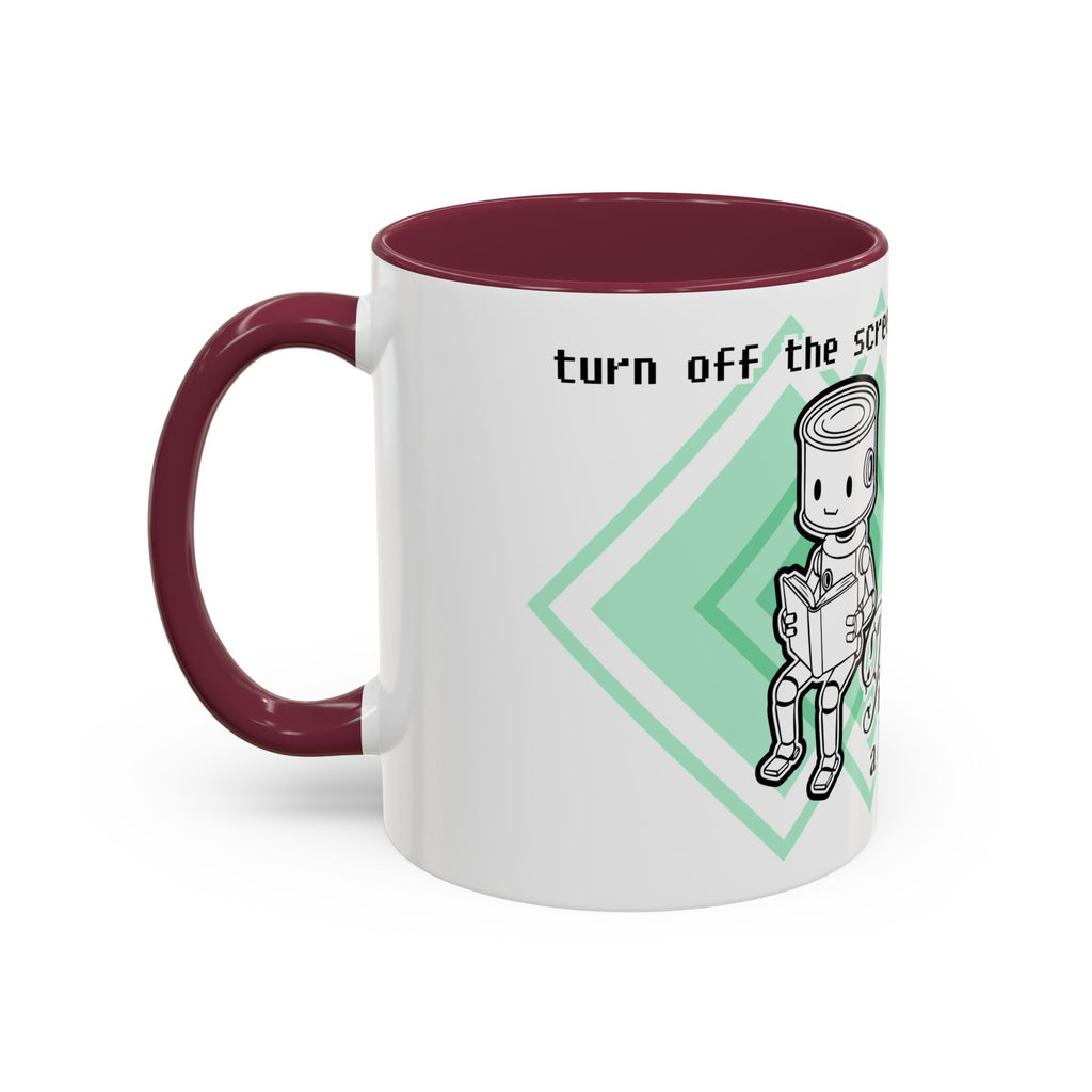 The Analog Observer: "Pick Up a Book" Accent Mug