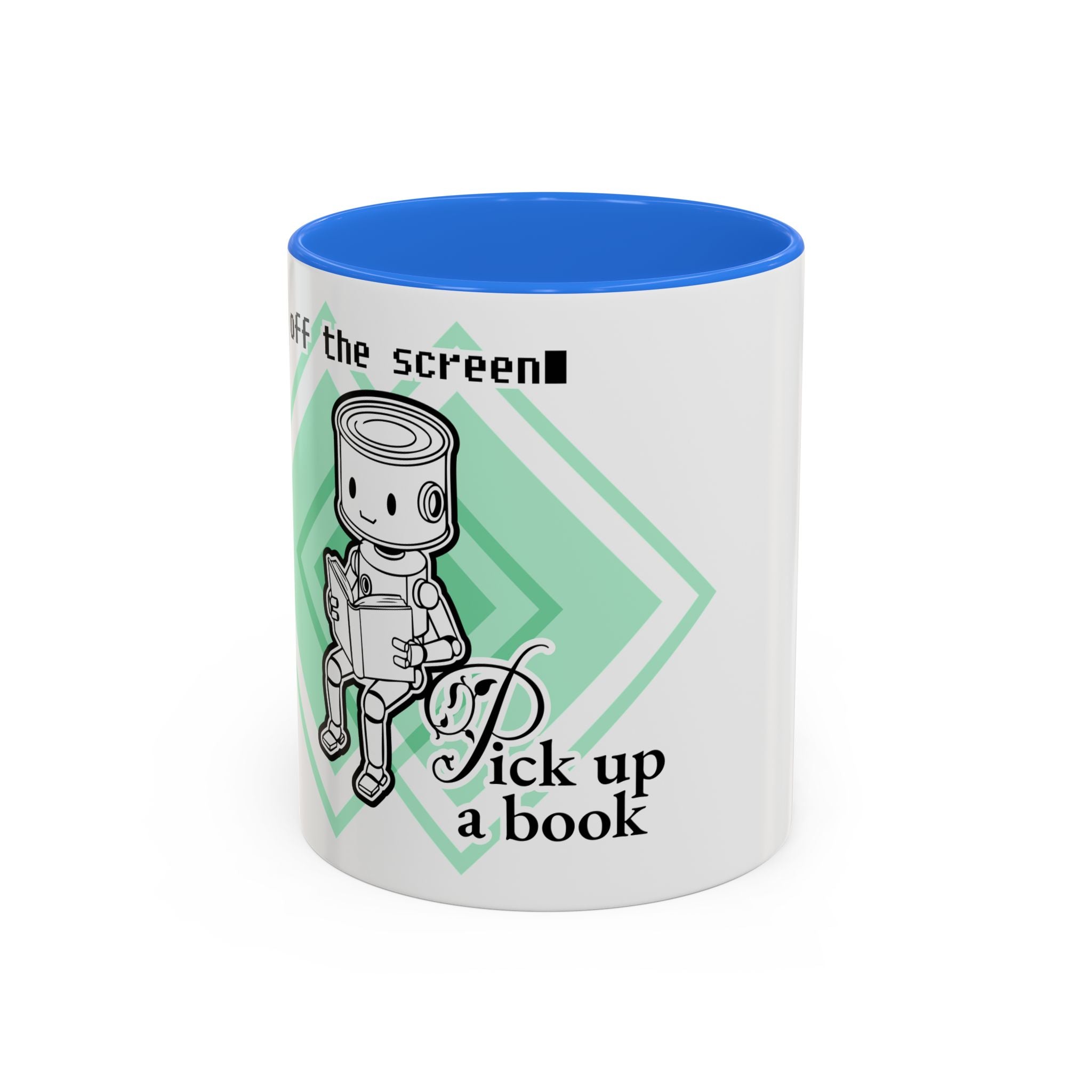 The Analog Observer: "Pick Up a Book" Accent Mug