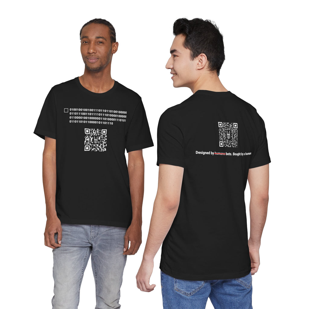 The Binary Code Tee: "I Am Not Human"