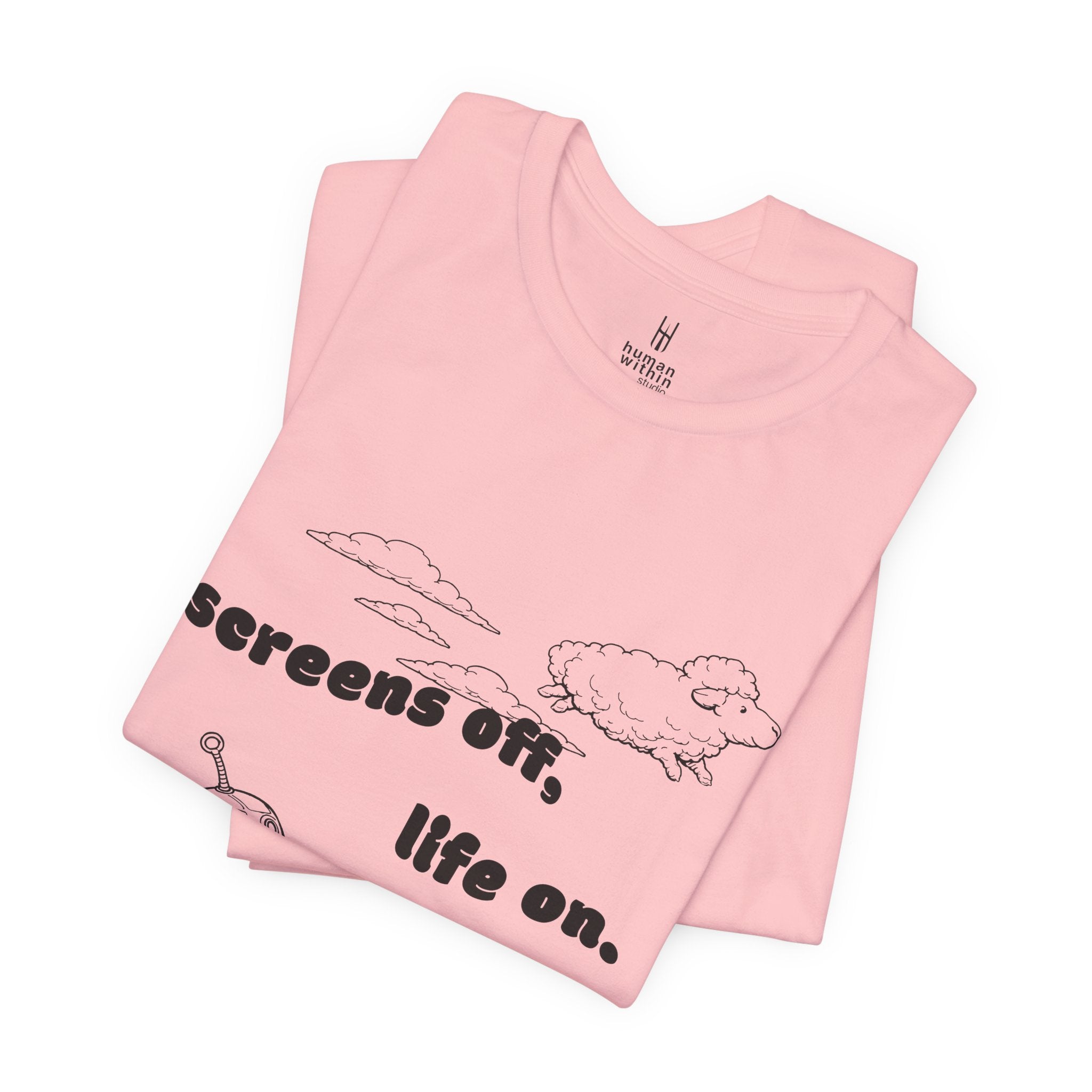 The Analog Observer: "Screens Off, Life On" Retro Tee