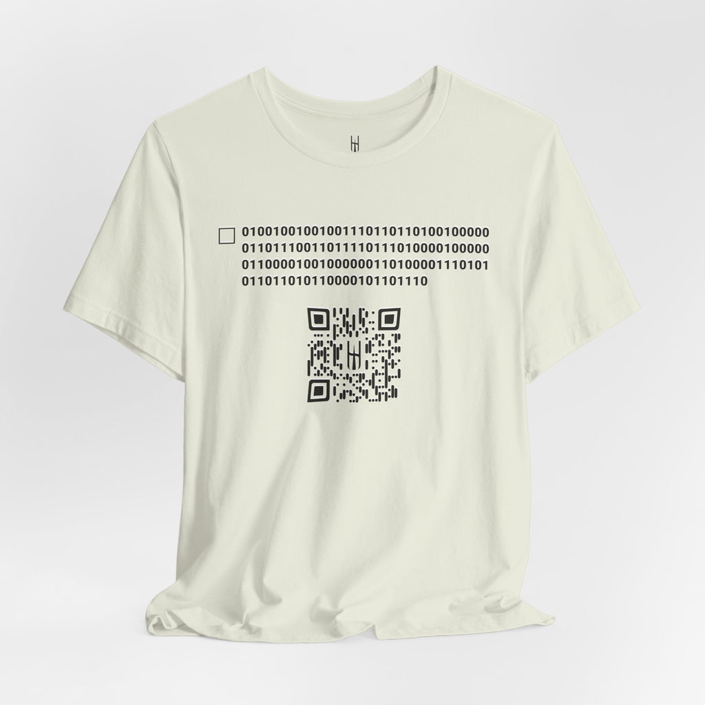 The Binary Code Tee: "I Am Not Human"
