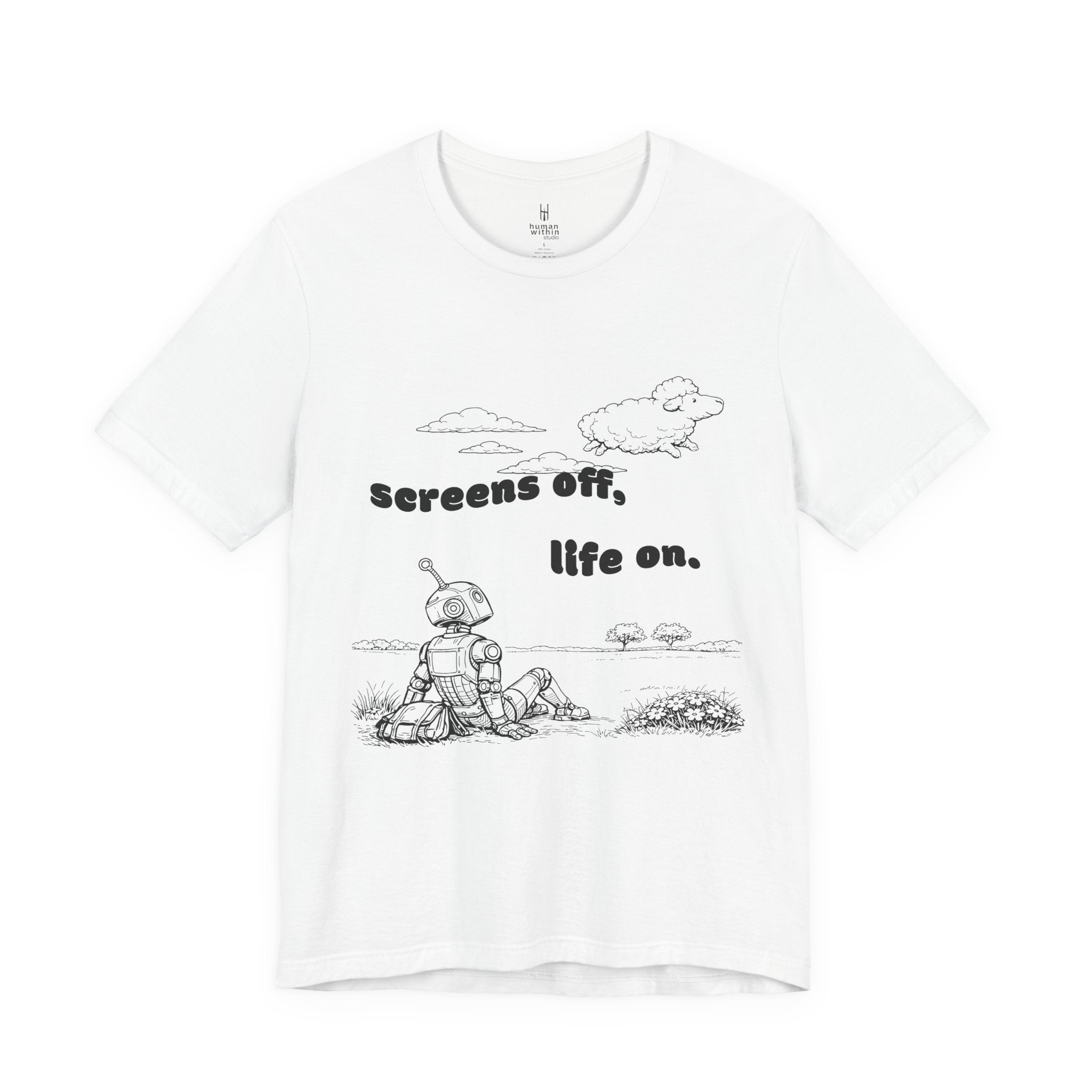 The Analog Observer: "Screens Off, Life On" Retro Tee