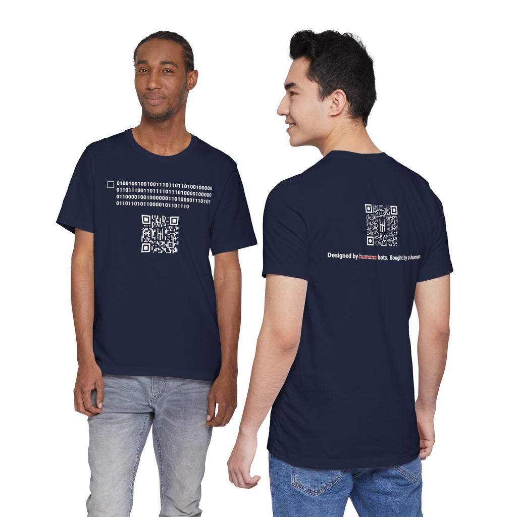 The Binary Code Tee: "I Am Not Human"